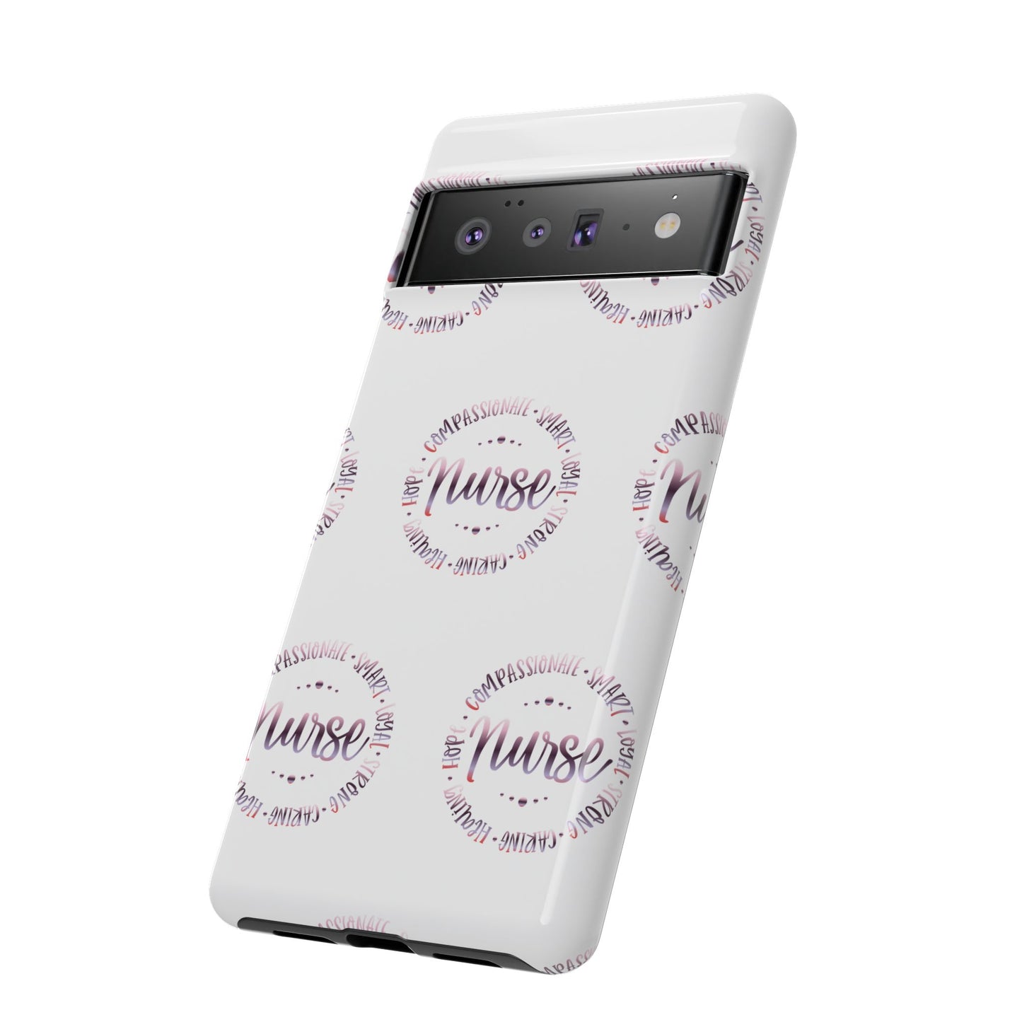 Google Pixel Tough Case - Nurse Circle - White