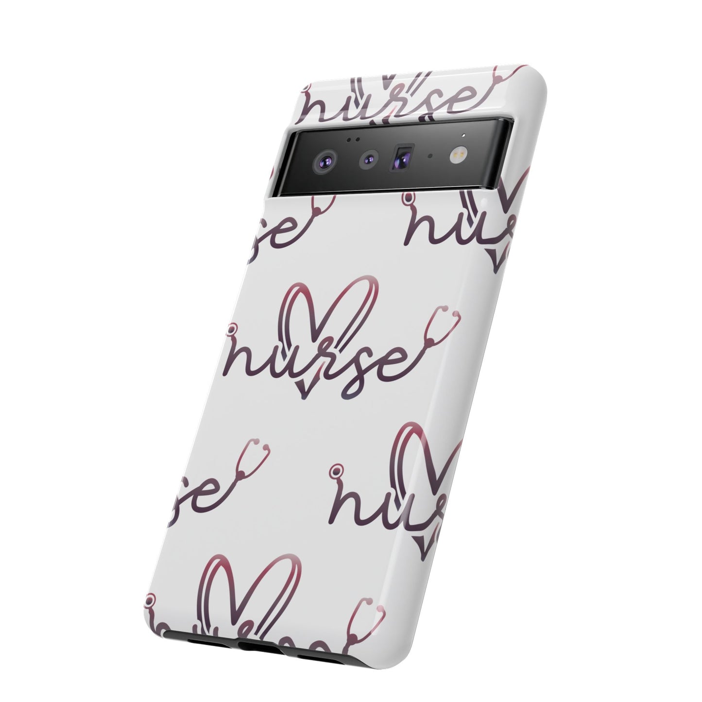 Google Pixel Tough Case - Nurse Stethoscope - White