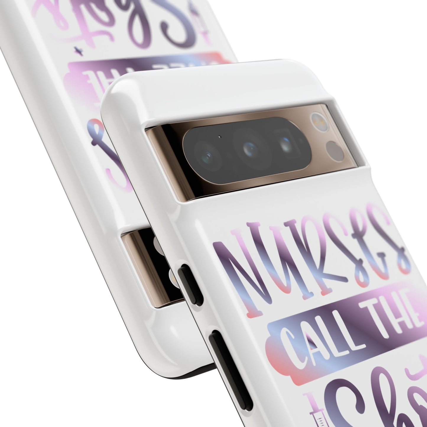 Google Pixel Tough Case - Nurses Call The Shots - White