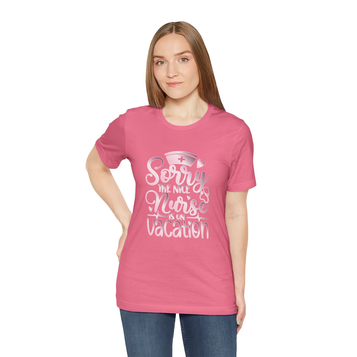 Sorry The Nice Nurse Is On Vacation rose gold