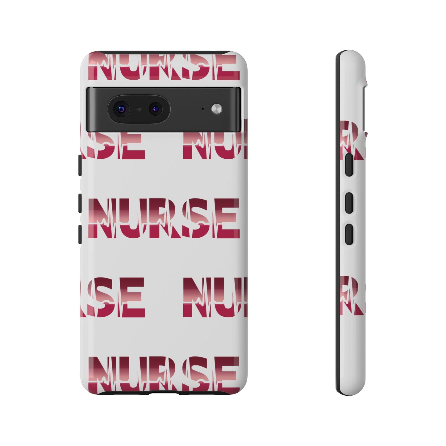 Google Pixel Tough Case - Nurse Pulse - White