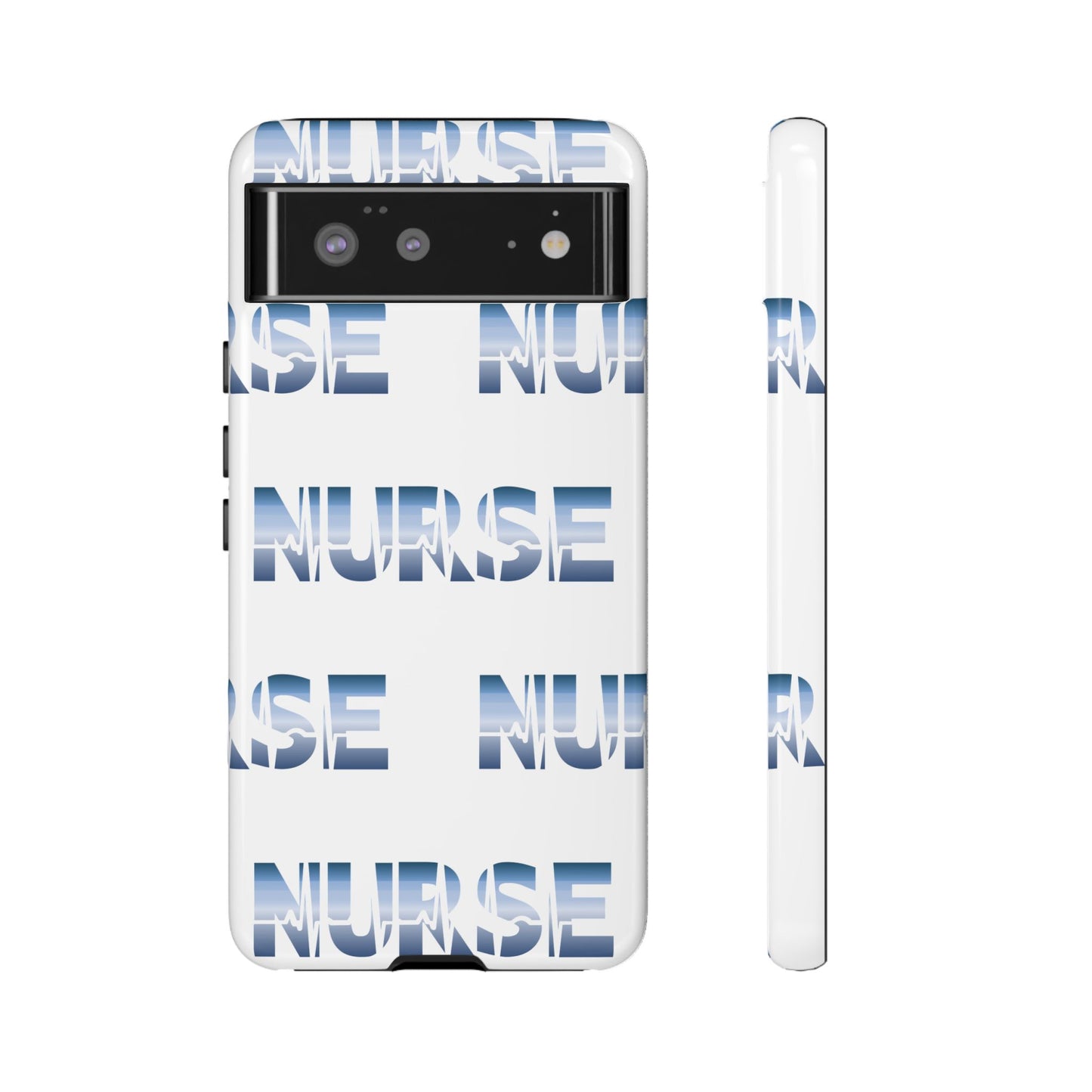 Google Pixel Tough Case - Nurse Pulse - White