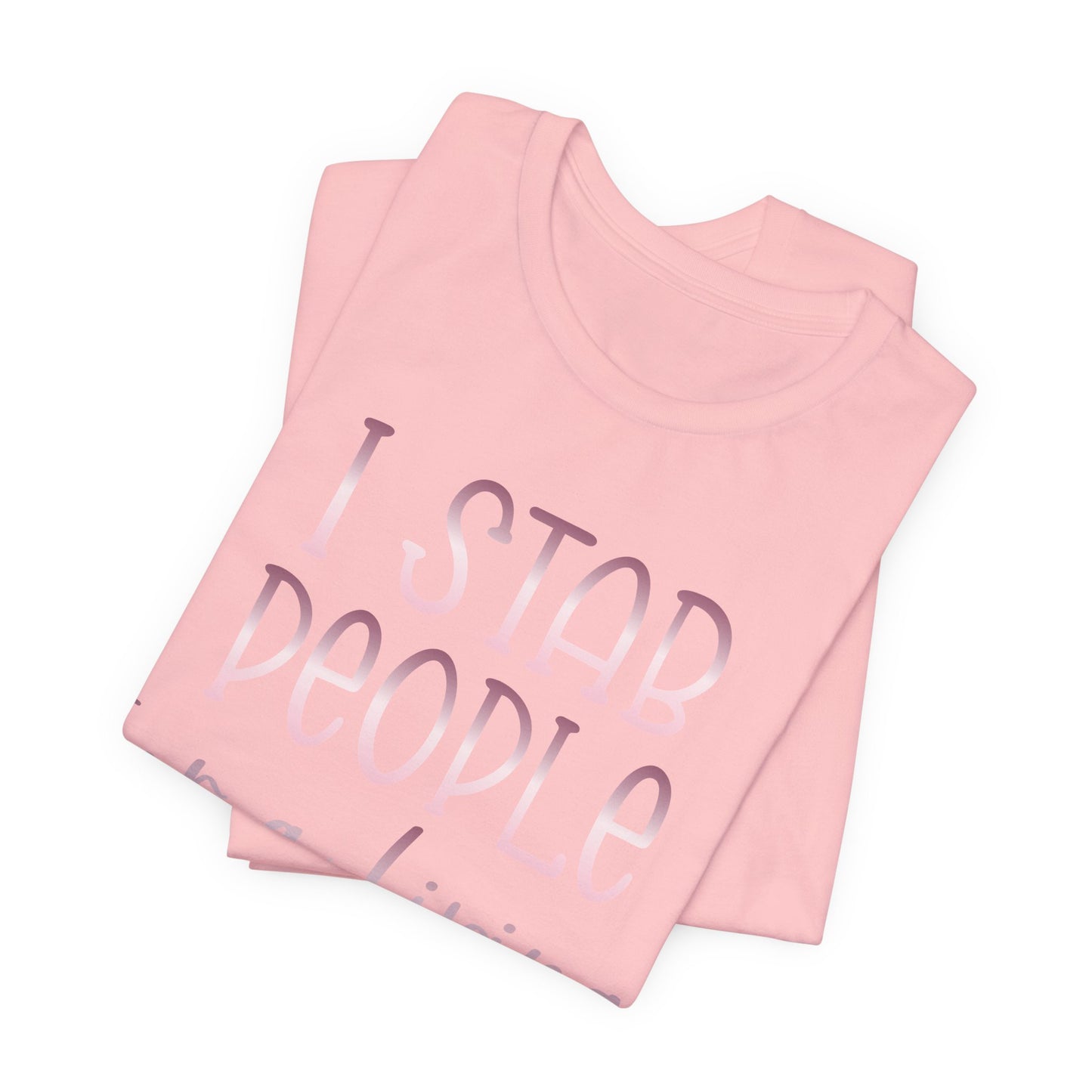 I Stab People For a Living rose gold