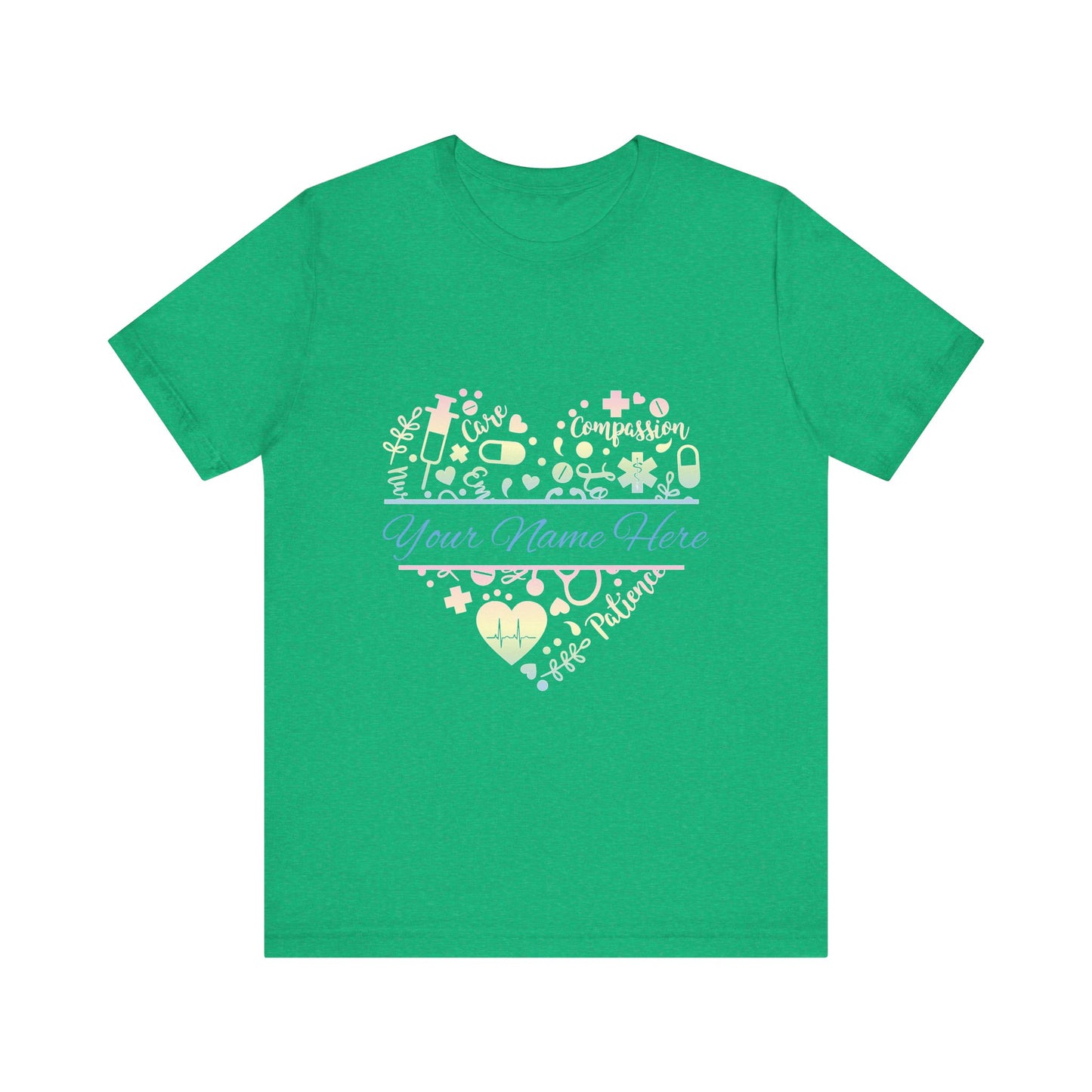 Monogram Heart pastel