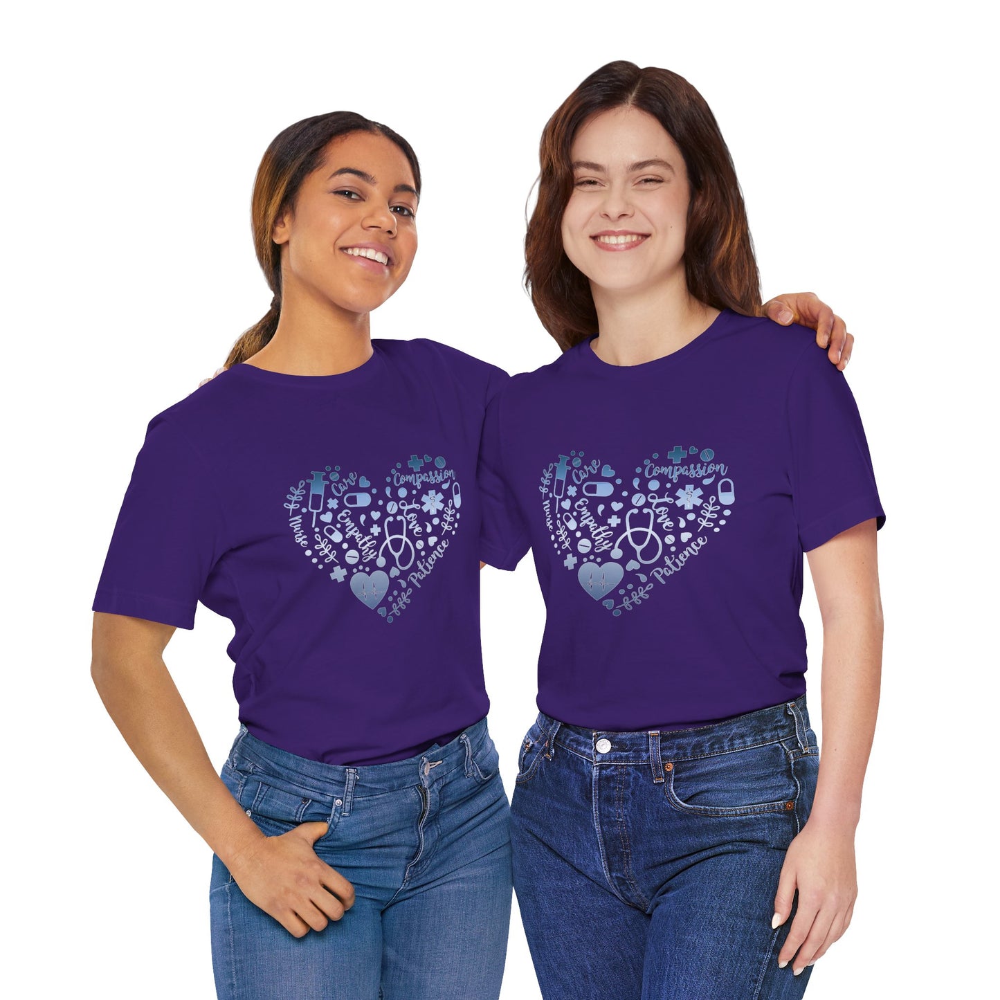 Monogram Heart 1 blue steel