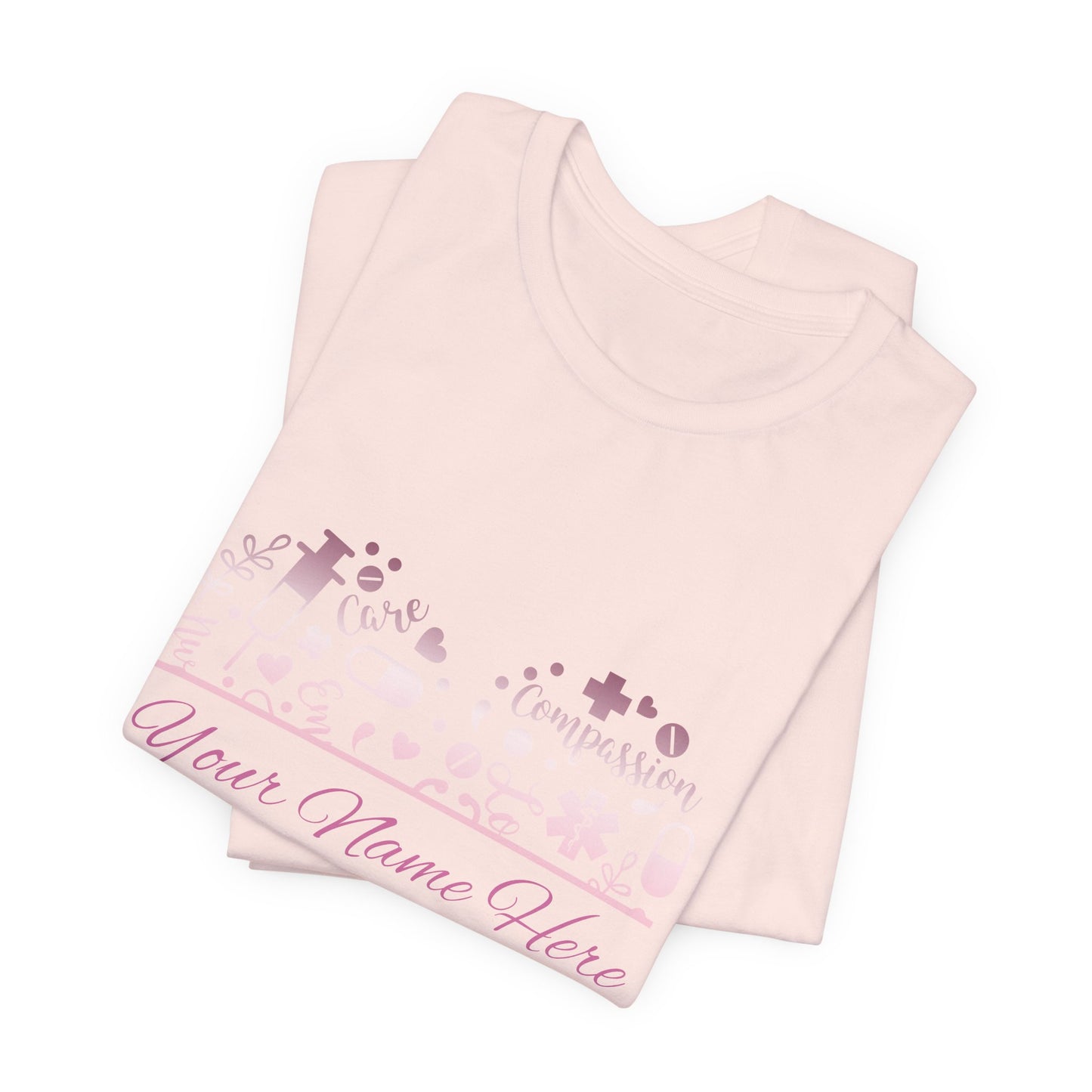 Monogram Heart rose gold