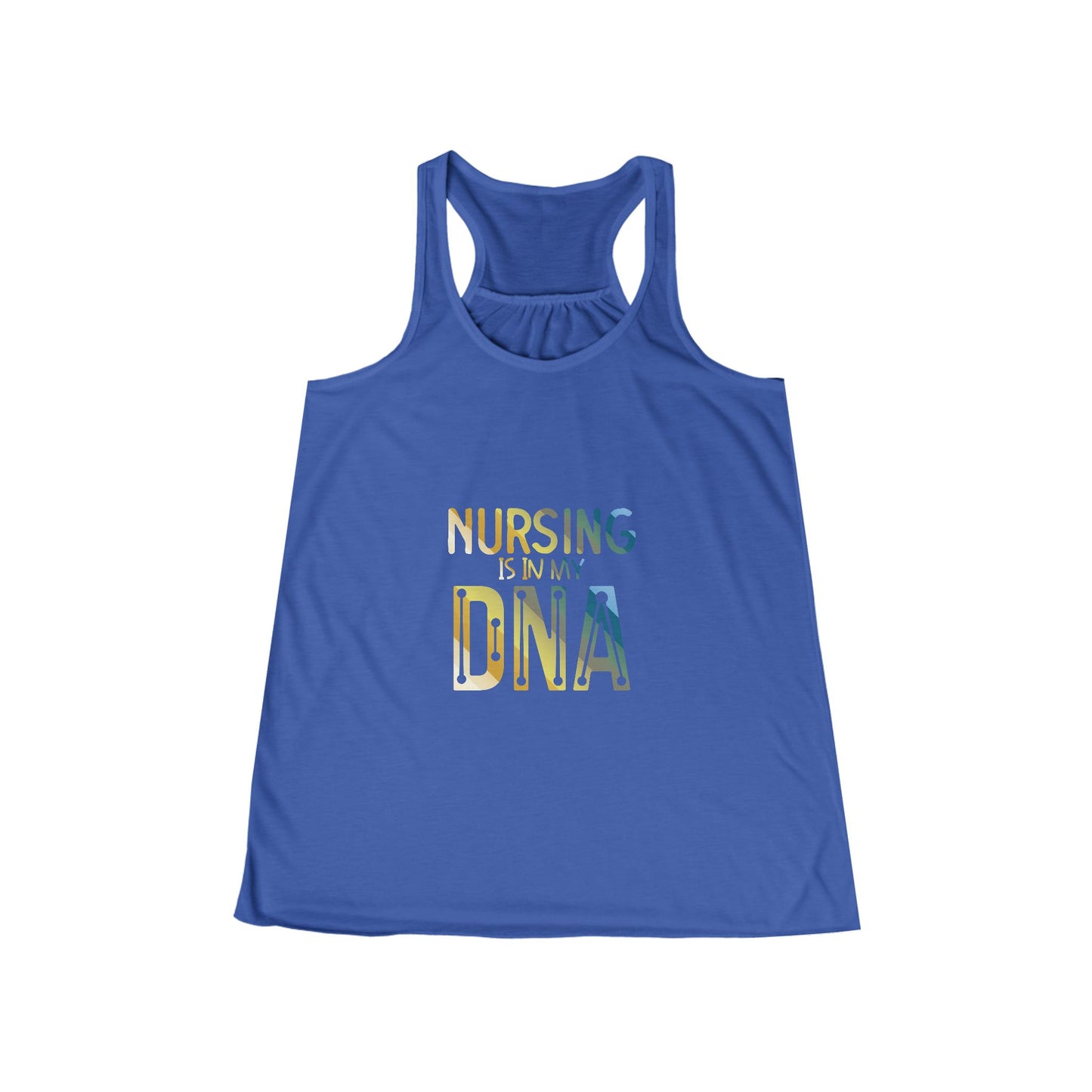 Nursing is in my DNA colored chrome