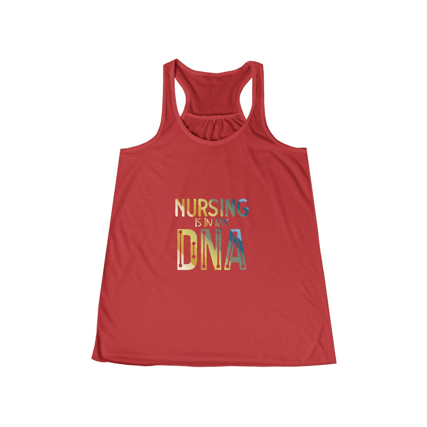 Nursing is in my DNA colored chrome