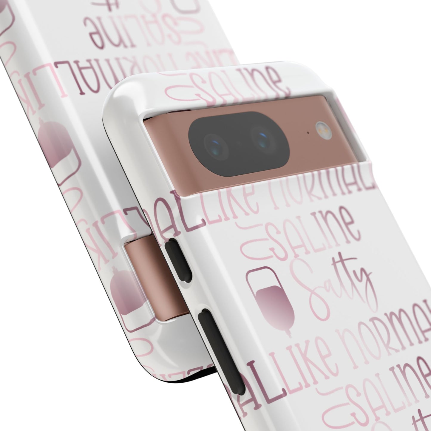Google Pixel Tough Case - Salty Saline Like Normal Saline - White