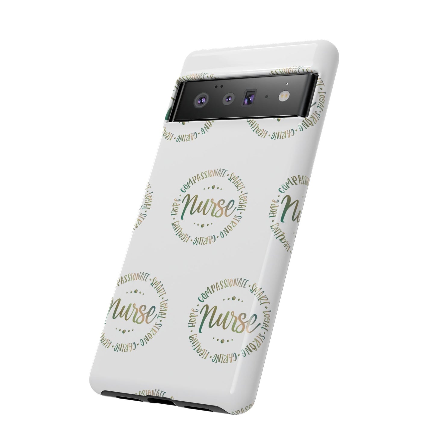 Google Pixel Tough Case - Nurse Circle - White