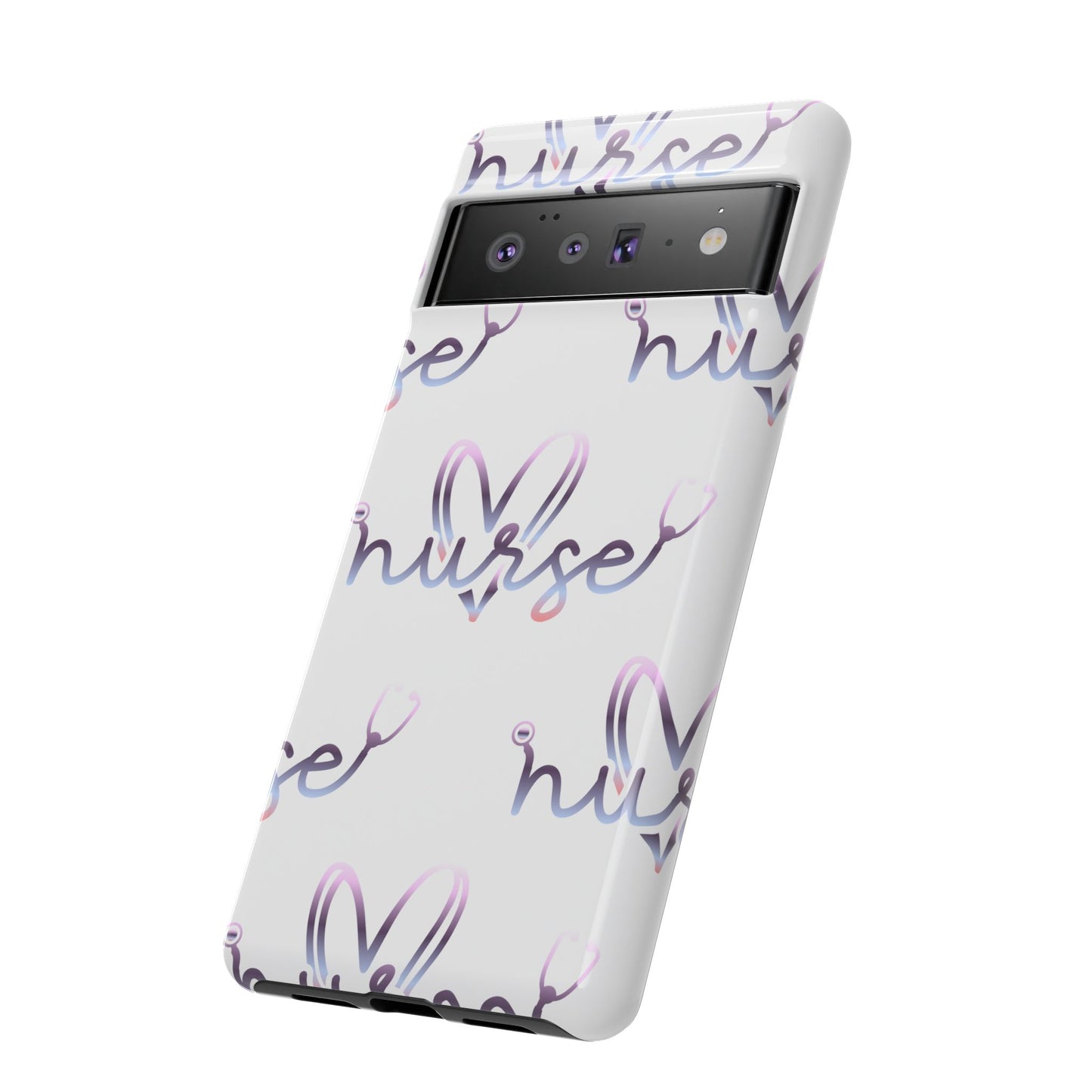 Google Pixel Tough Case - Nurse Stethoscope - White