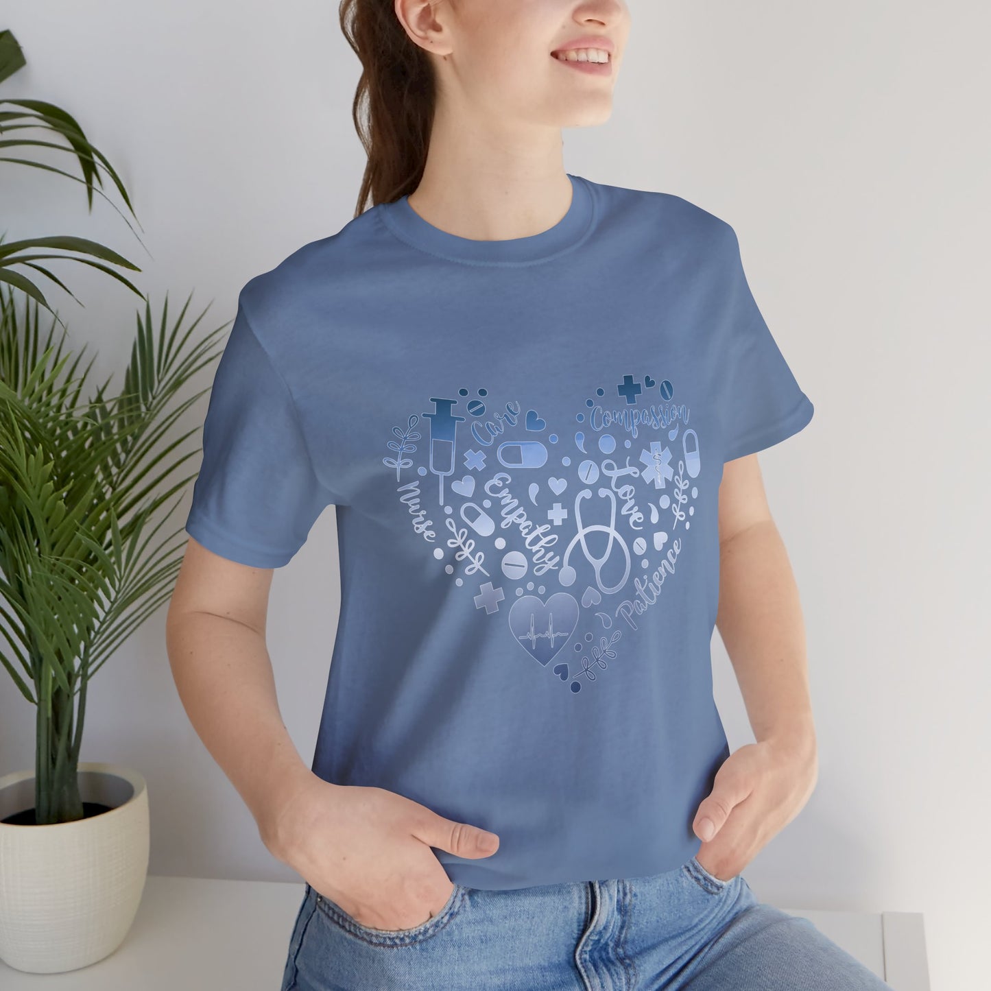 Monogram Heart 1 blue steel