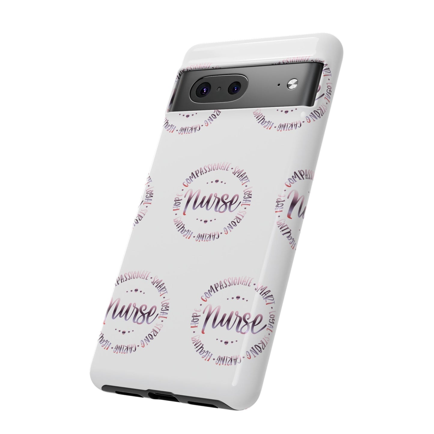 Google Pixel Tough Case - Nurse Circle - White