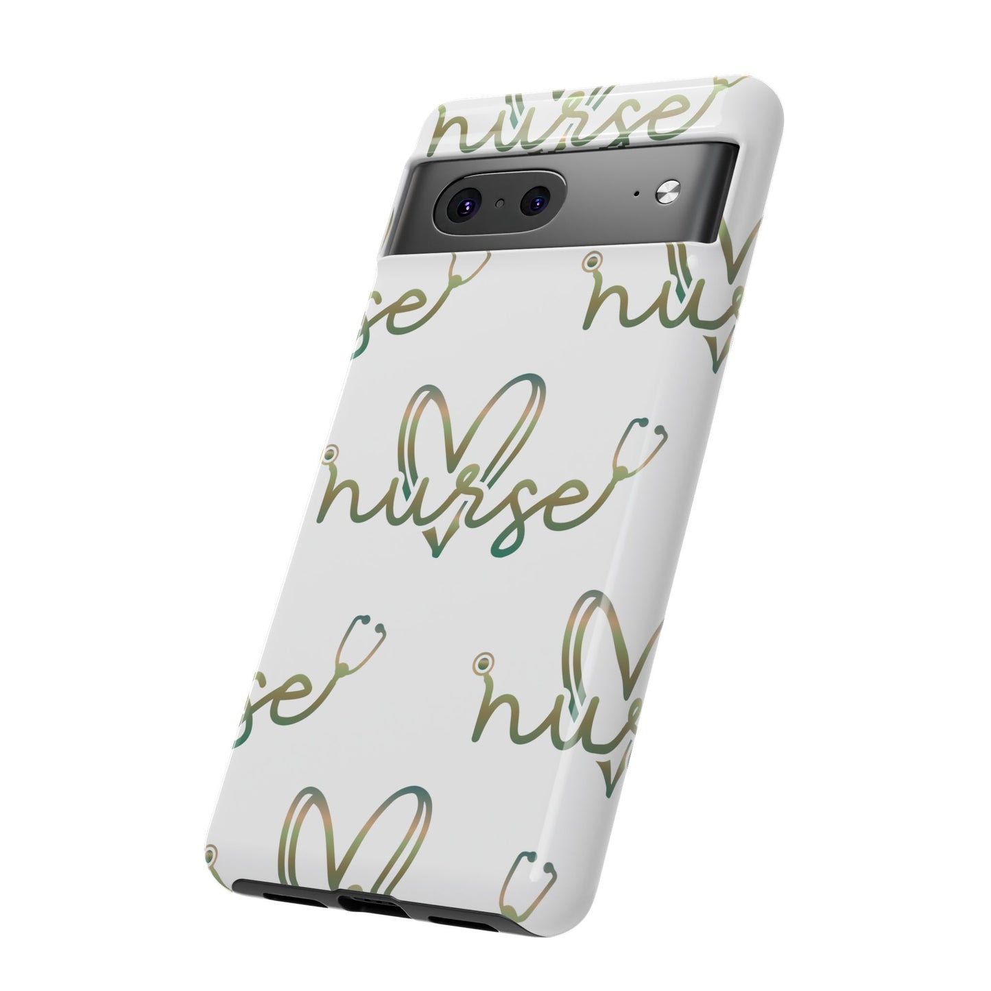 Google Pixel Tough Case - Nurse Stethoscope - White