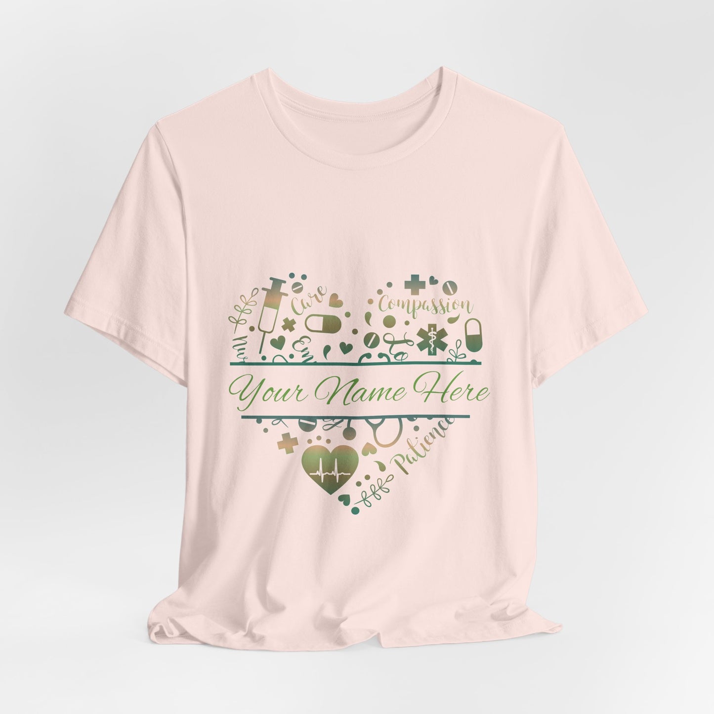 Monogram Heart copper patina