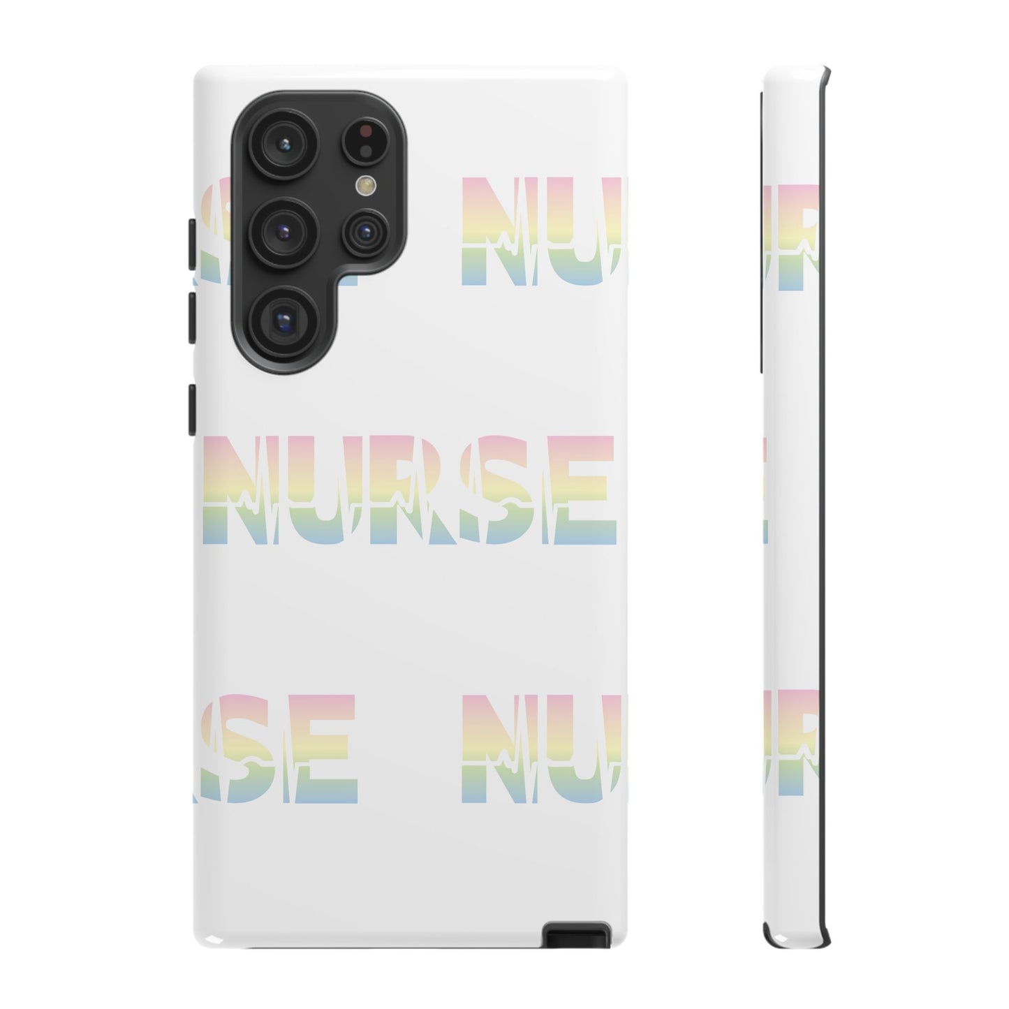 Samsung Tough Case - Nurse Pulse - White