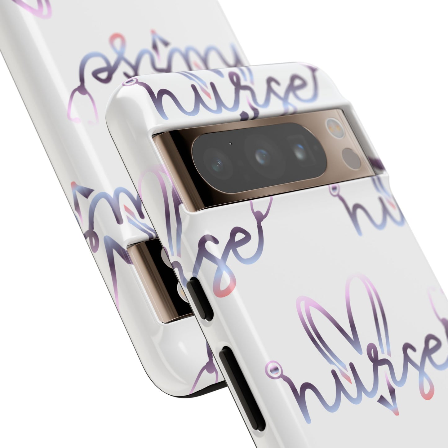 Google Pixel Tough Case - Nurse Stethoscope - White