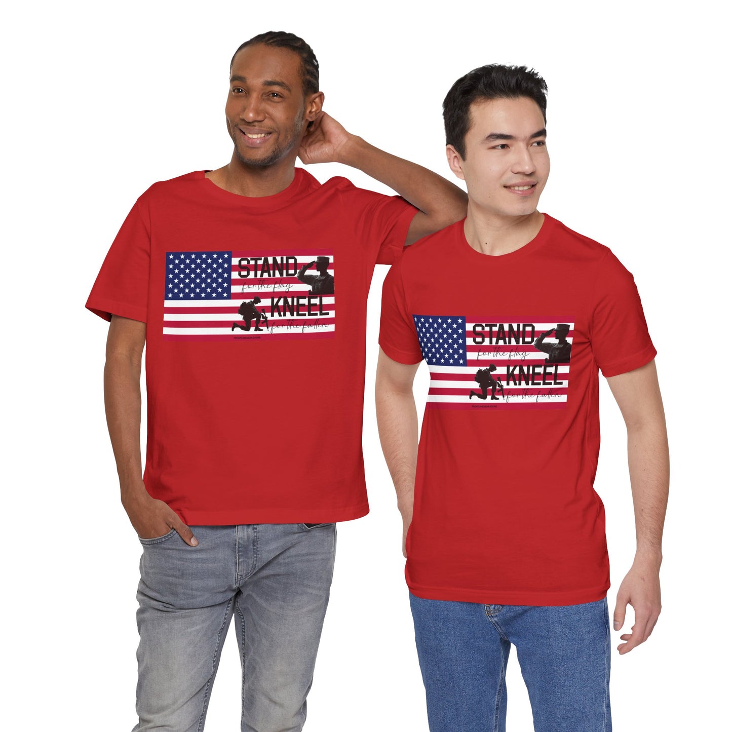 Stand for the Flag, Kneel for the Fallen - Male