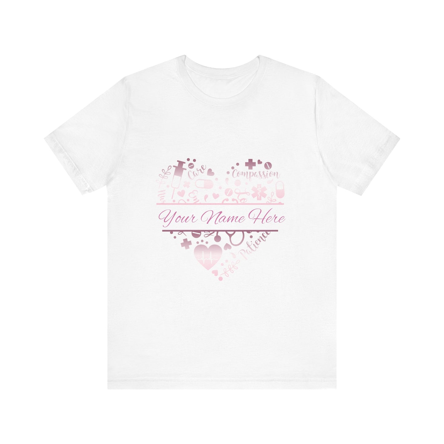 Monogram Heart rose gold