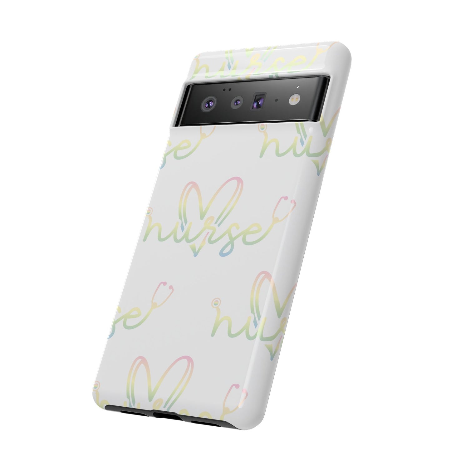 Google Pixel Tough Case - Nurse Stethoscope - White