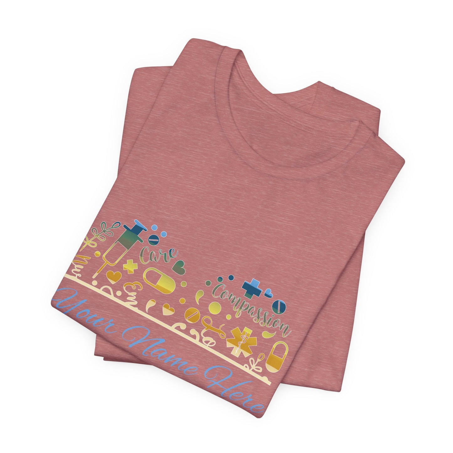 Monogram Heart colored chrome