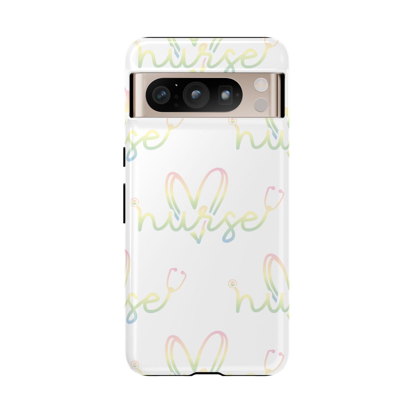 Google Pixel Tough Case - Nurse Stethoscope - White