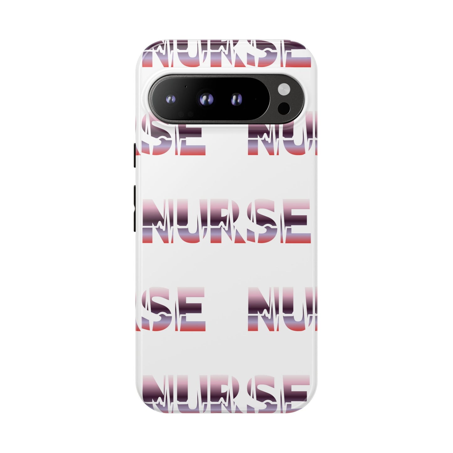 Google Pixel Tough Case - Nurse Pulse - White