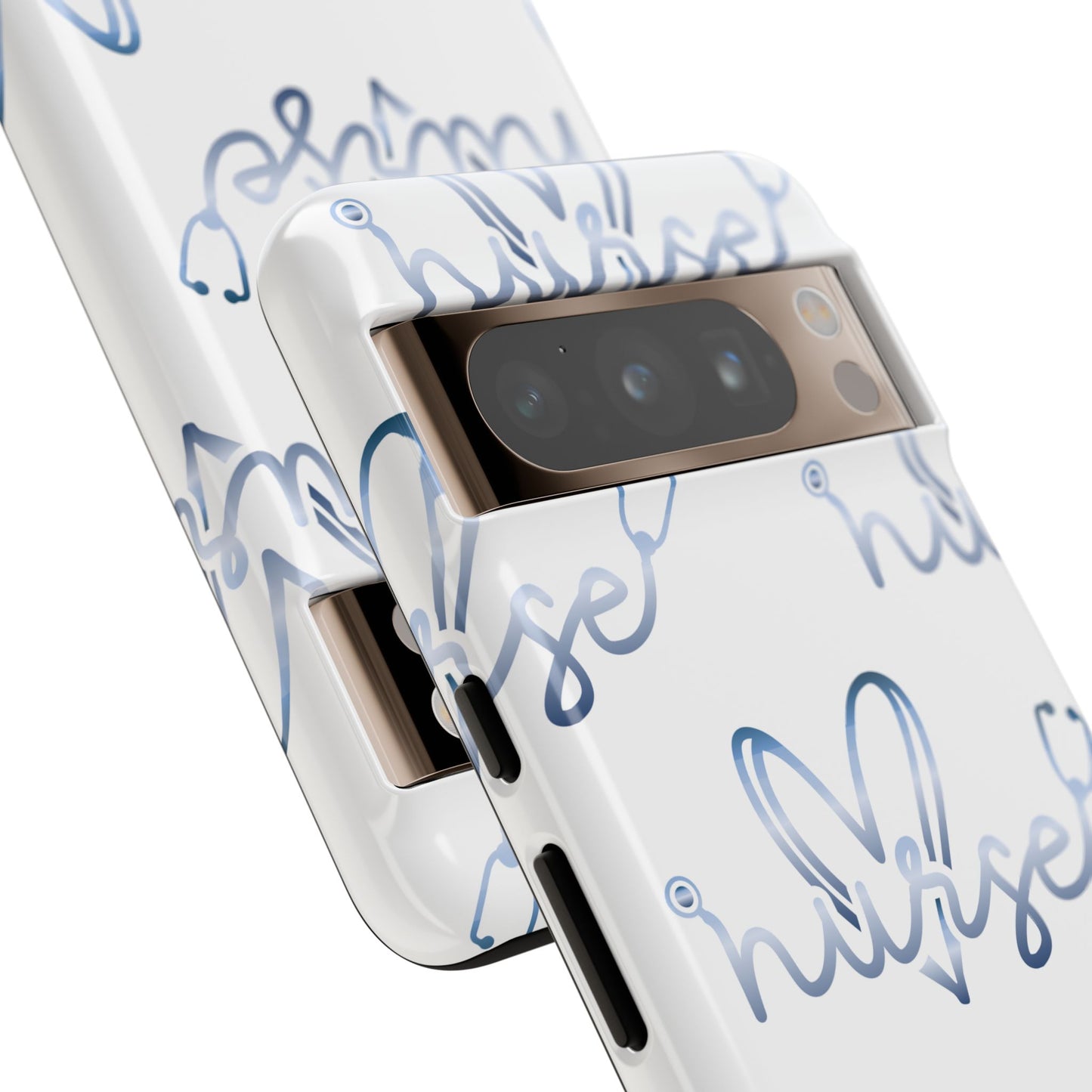Google Pixel Tough Case - Nurse Stethoscope - White