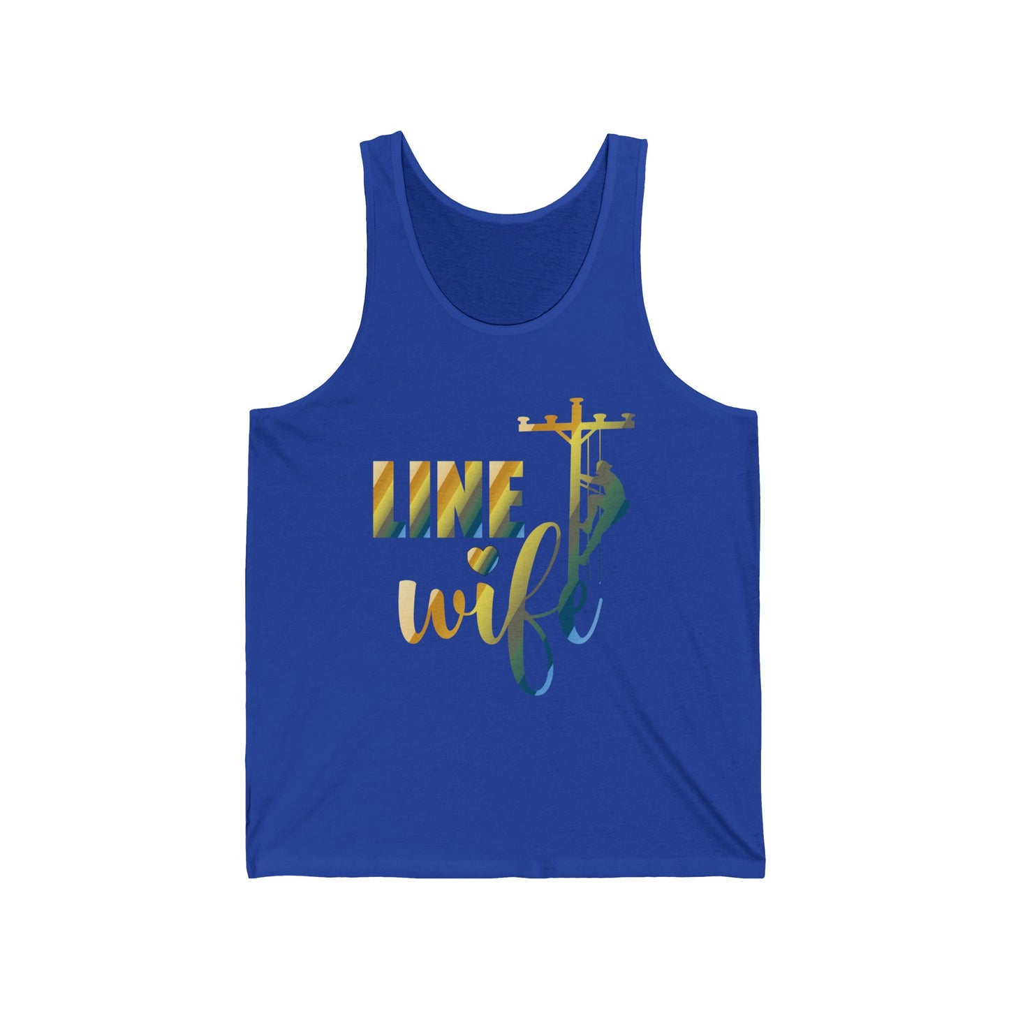 Lineman Tank - Line Wife colored chrome