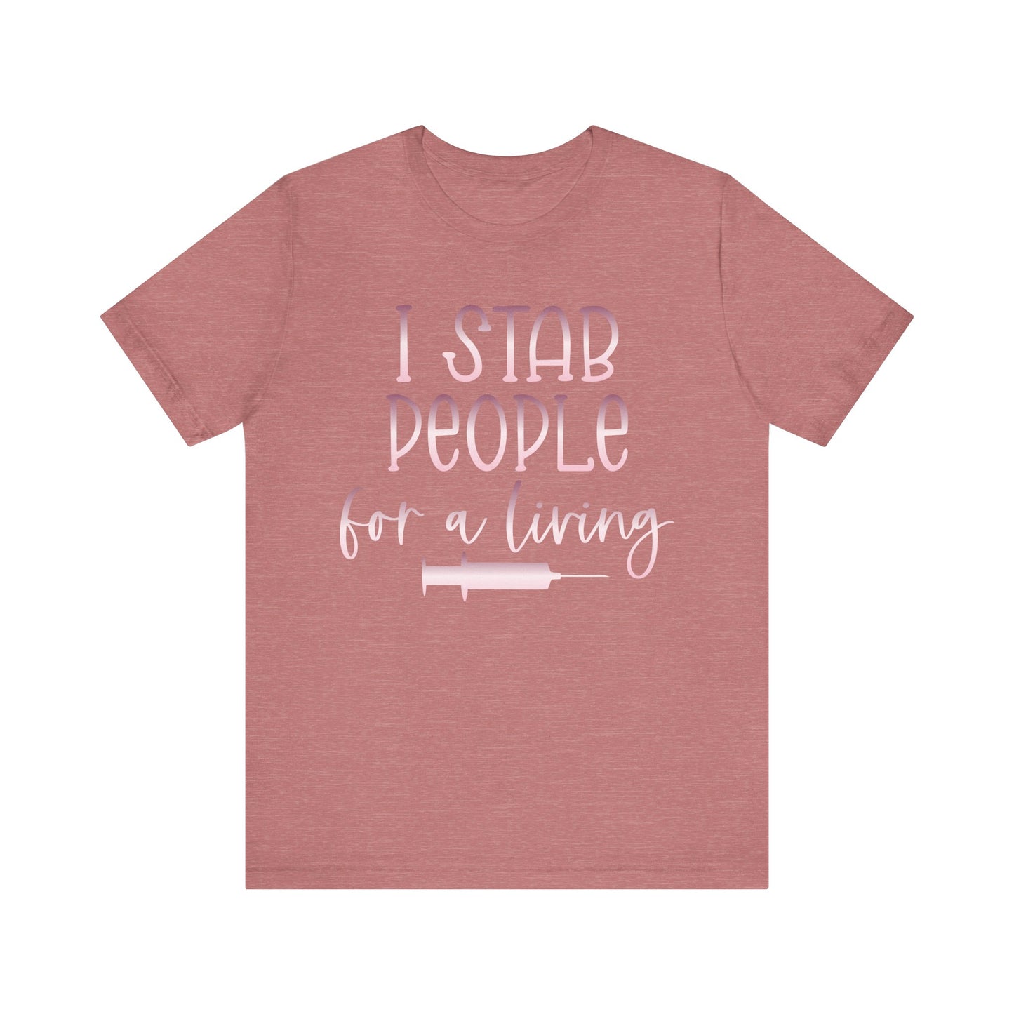 I Stab People For a Living rose gold