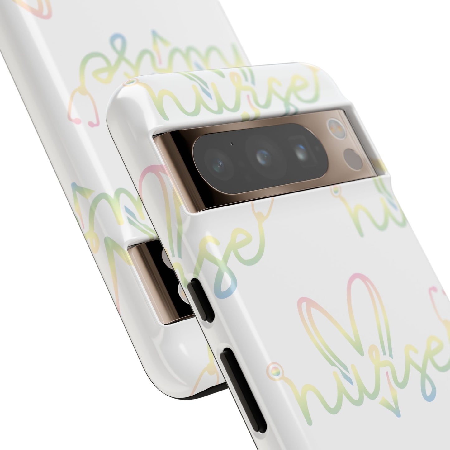 Google Pixel Tough Case - Nurse Stethoscope - White