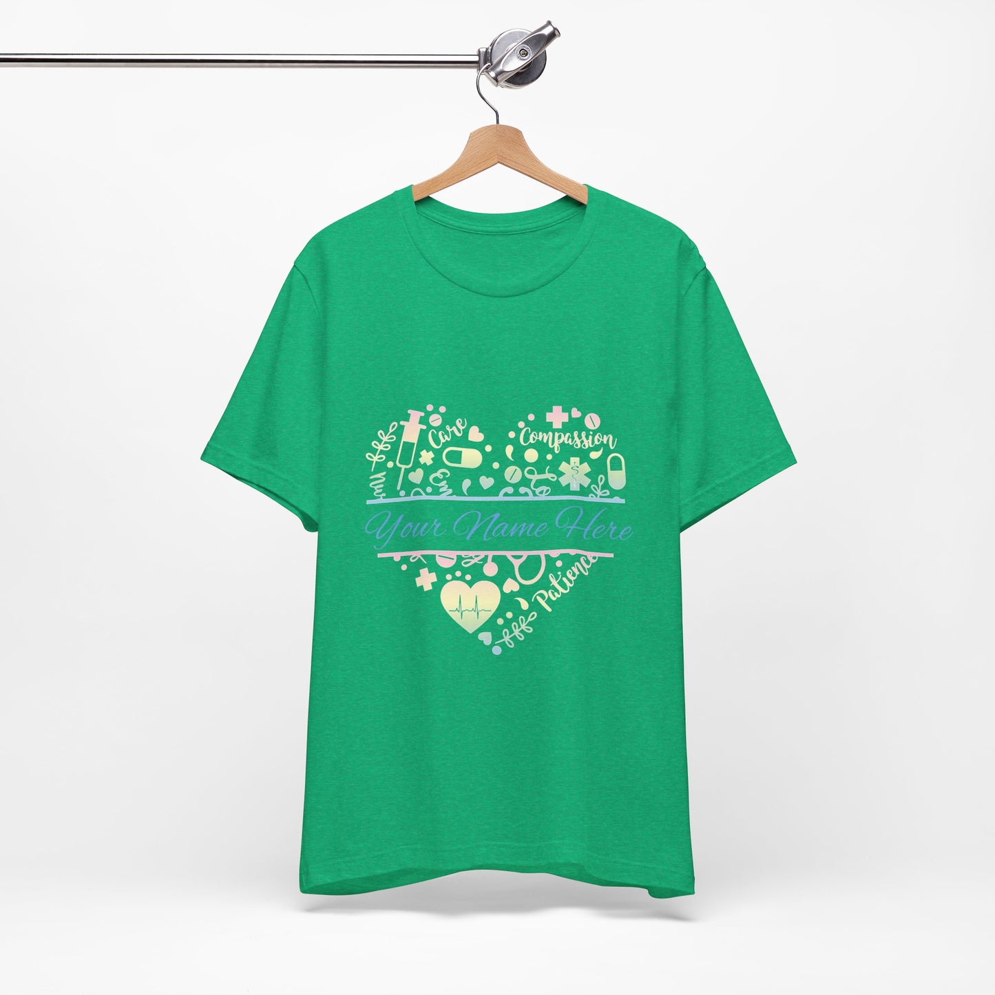 Monogram Heart pastel