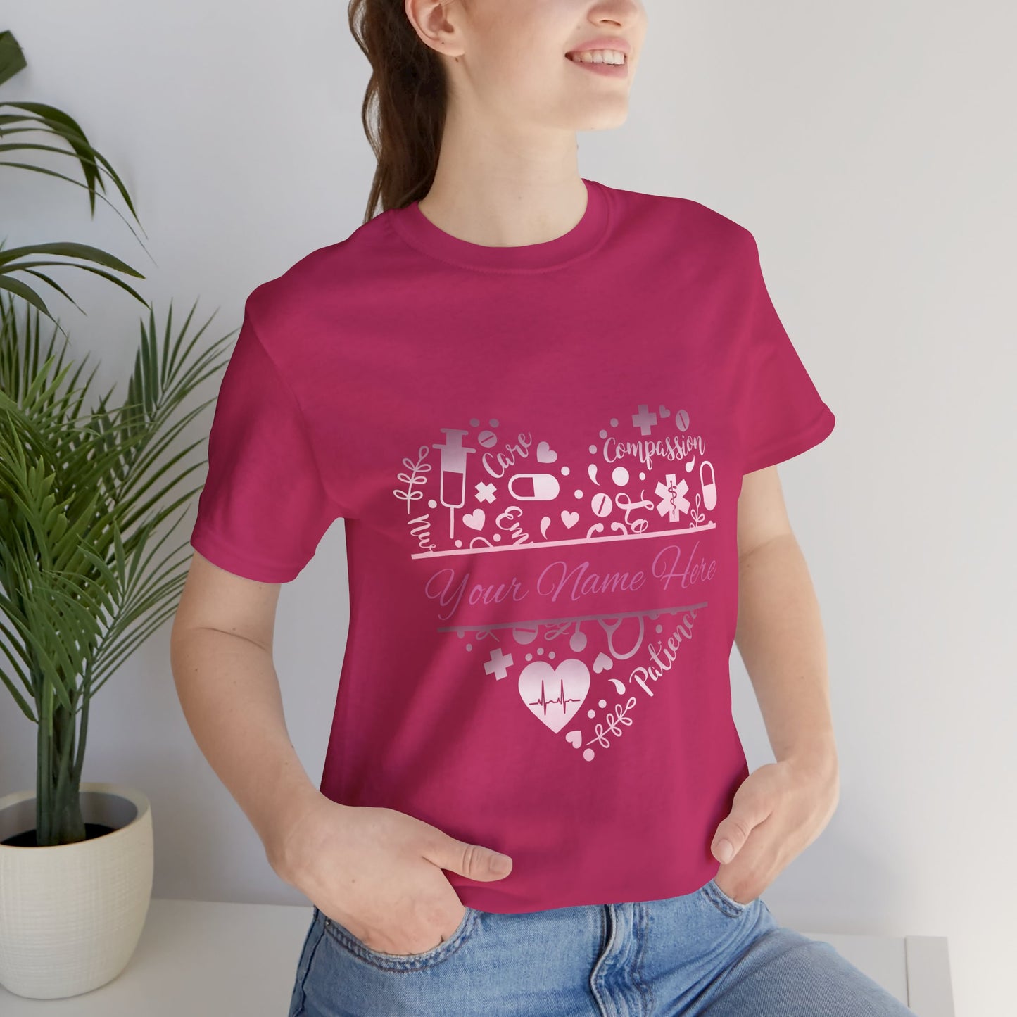 Monogram Heart rose gold