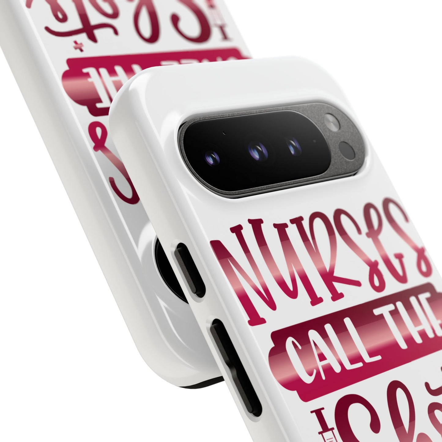Google Pixel Tough Case - Nurses Call The Shots - White