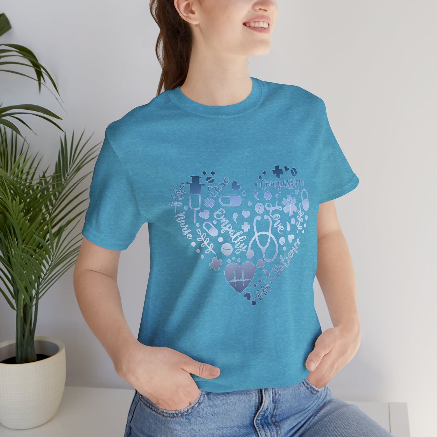 Monogram Heart 1 blue steel