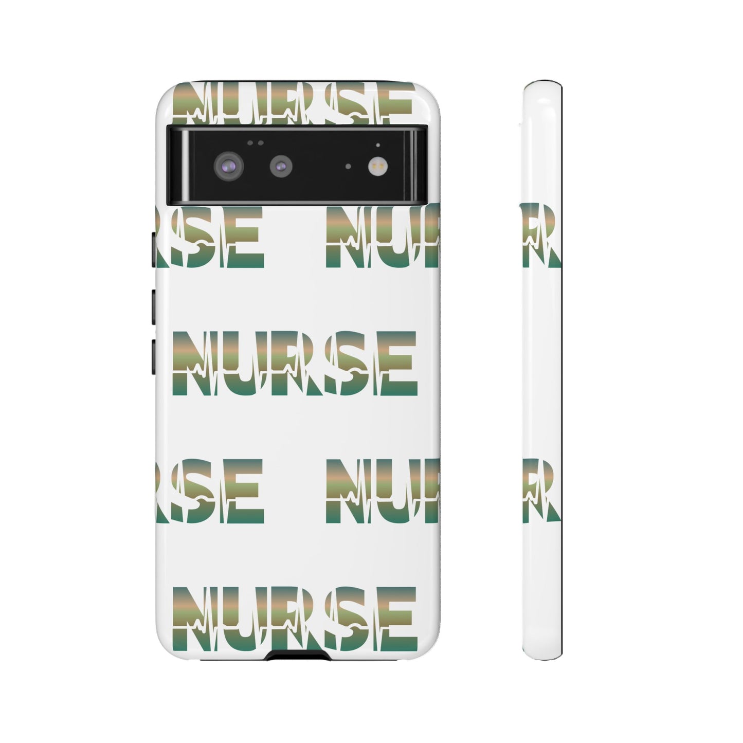 Google Pixel Tough Case - Nurse Pulse - White