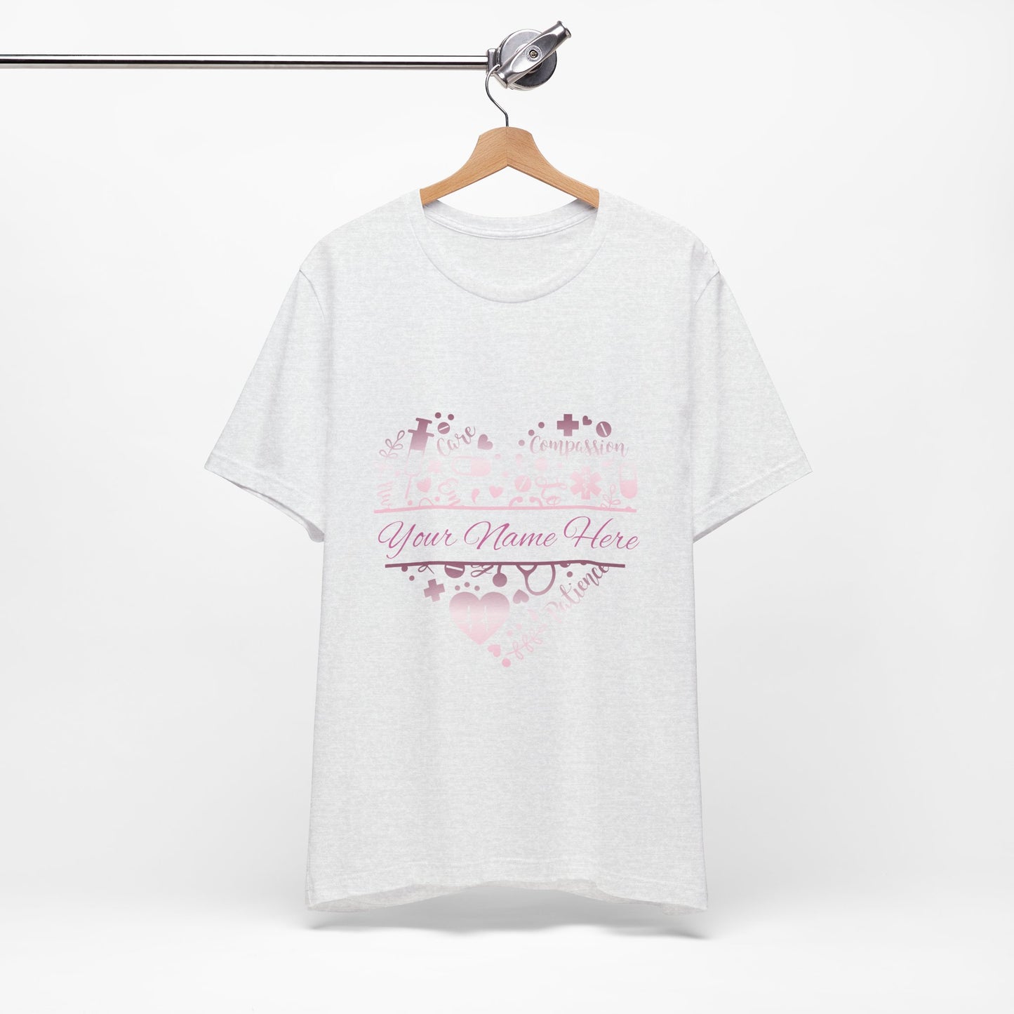 Monogram Heart rose gold