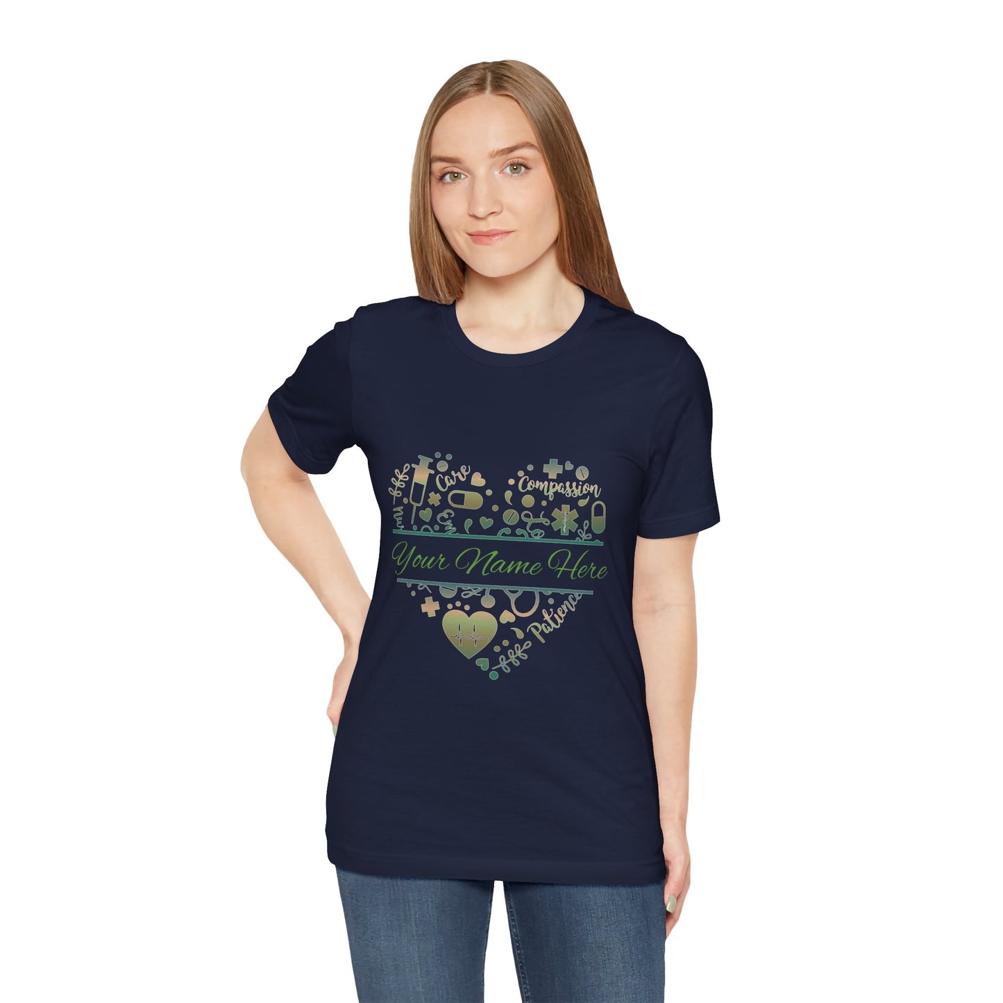 Monogram Heart copper patina