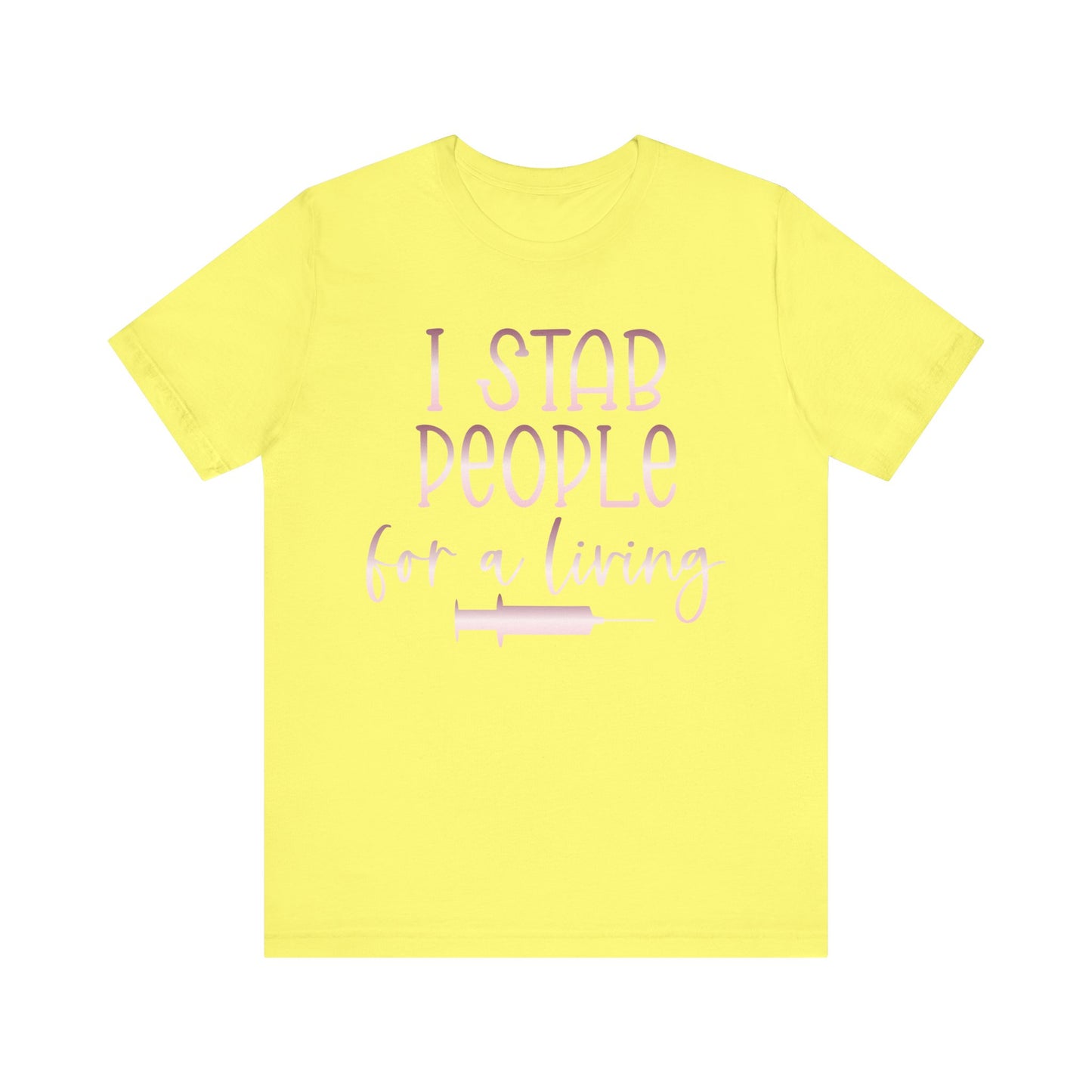 I Stab People For a Living rose gold