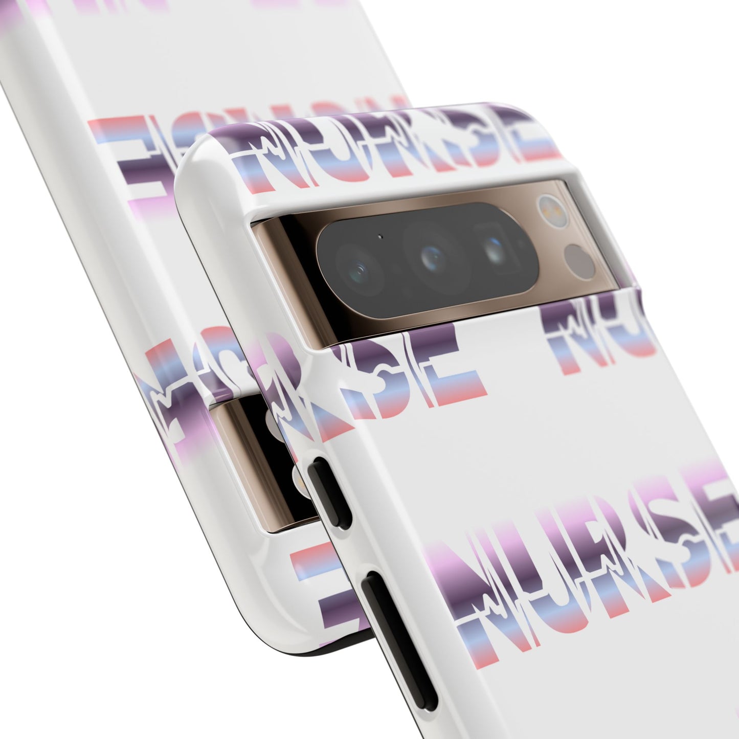 Google Pixel Tough Case - Nurse Pulse - White
