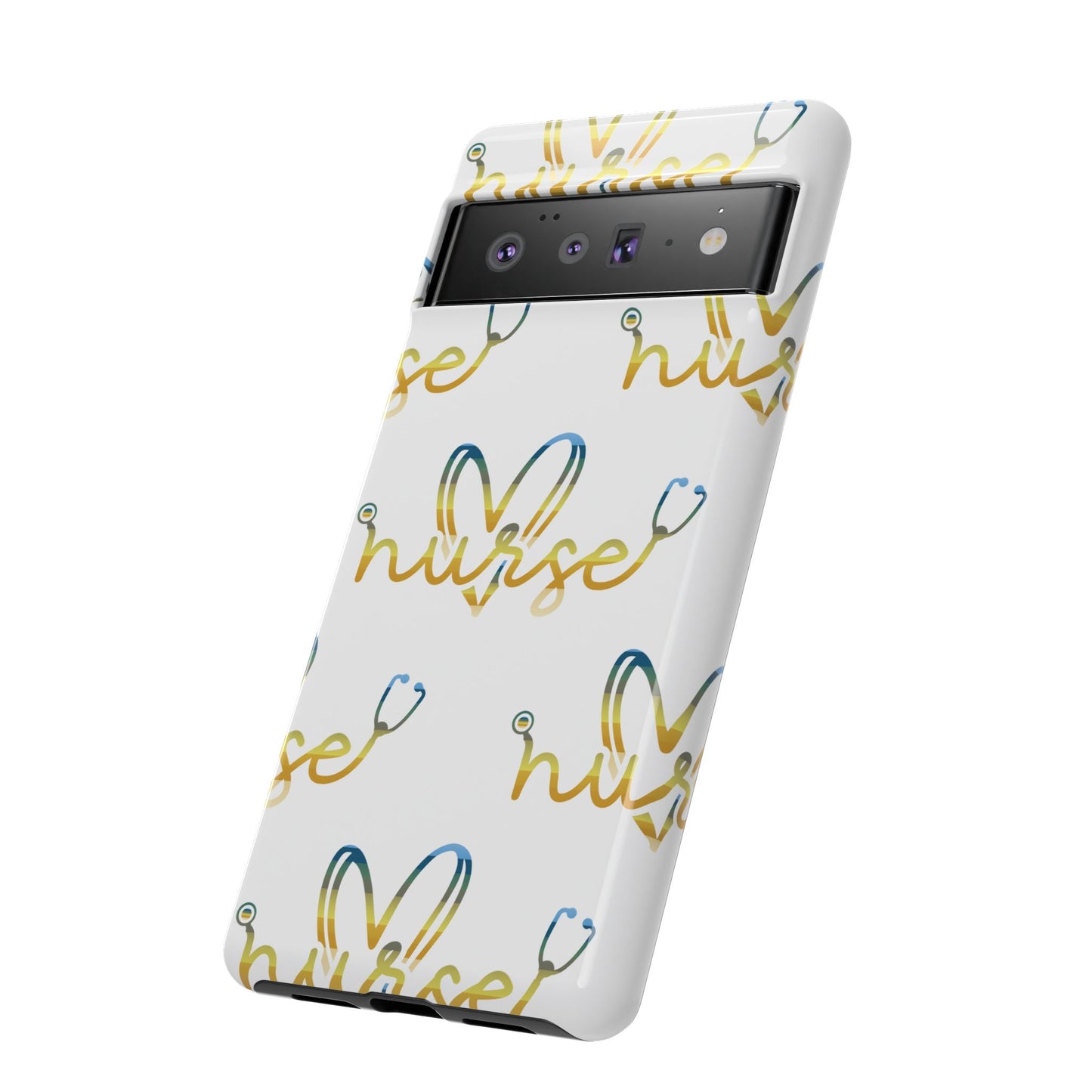 Google Pixel Tough Case - Nurse Stethoscope - White