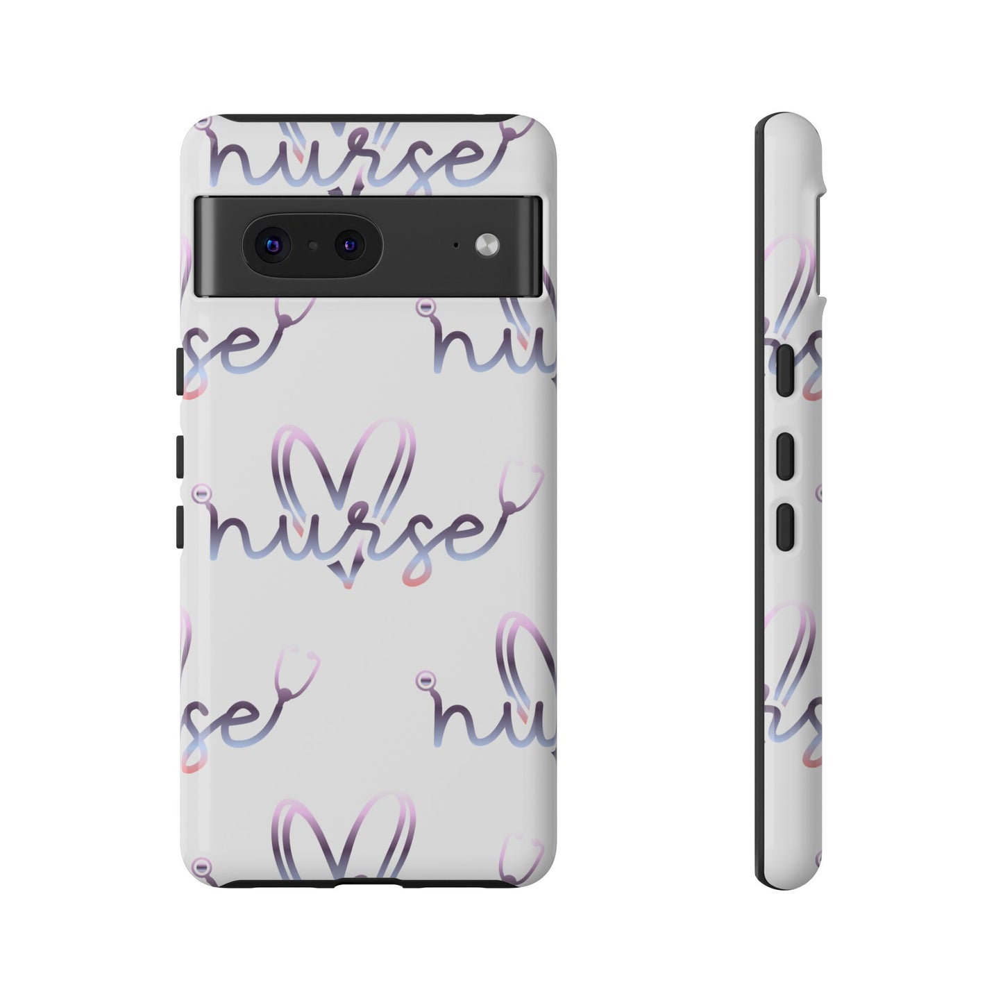 Google Pixel Tough Case - Nurse Stethoscope - White