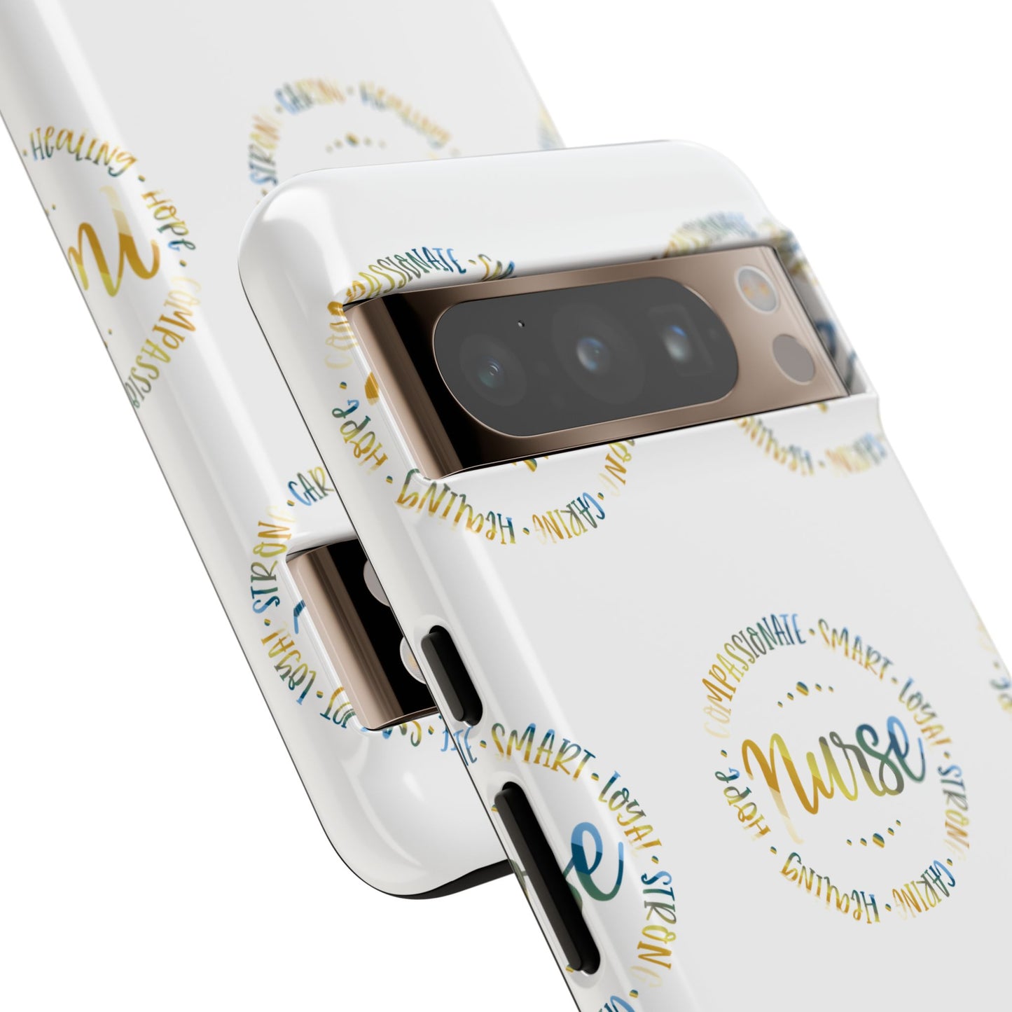 Google Pixel Tough Case - Nurse Circle - White