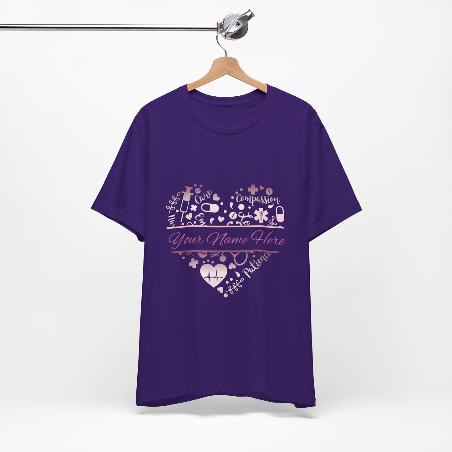 Monogram Heart rose gold