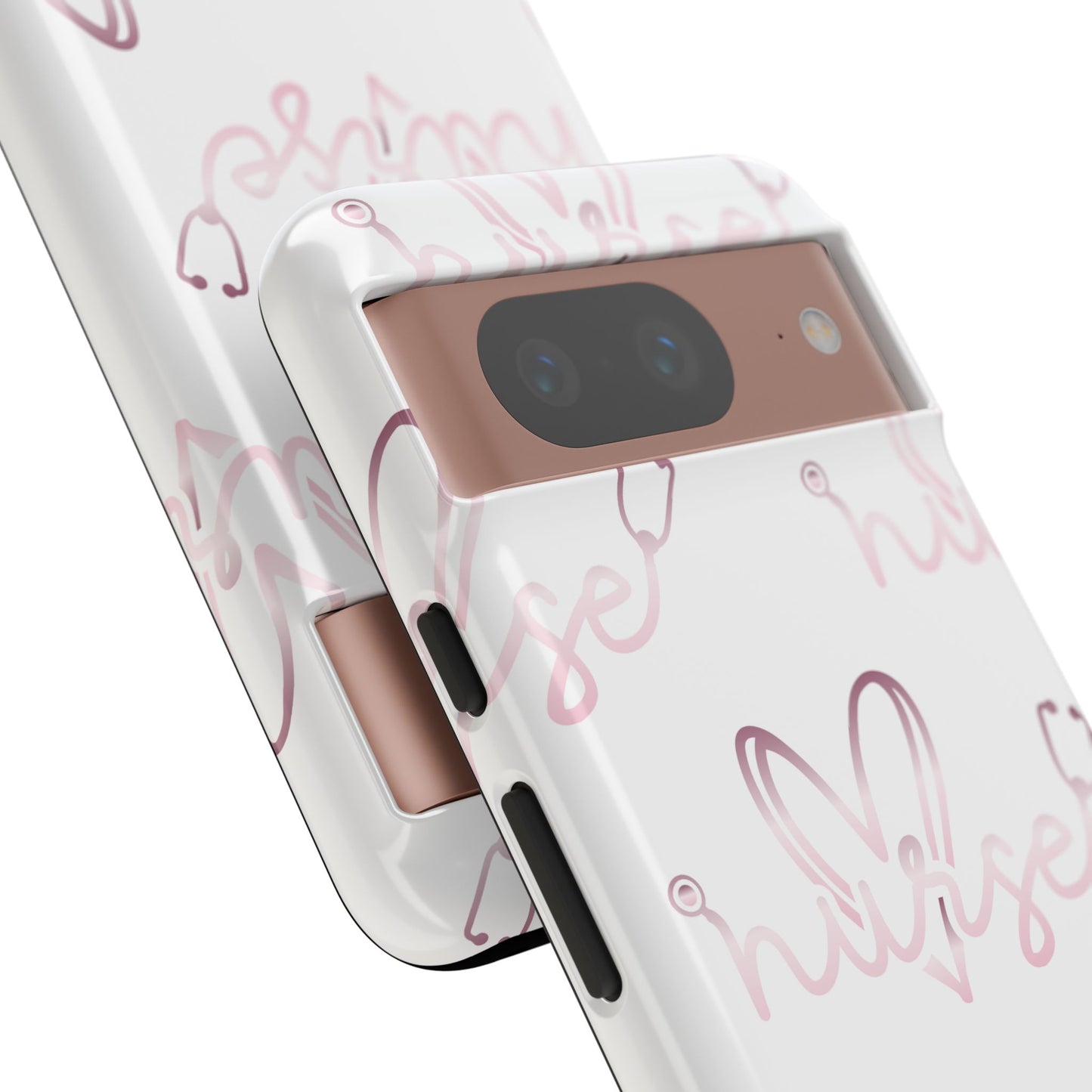 Google Pixel Tough Case - Nurse Stethoscope - White