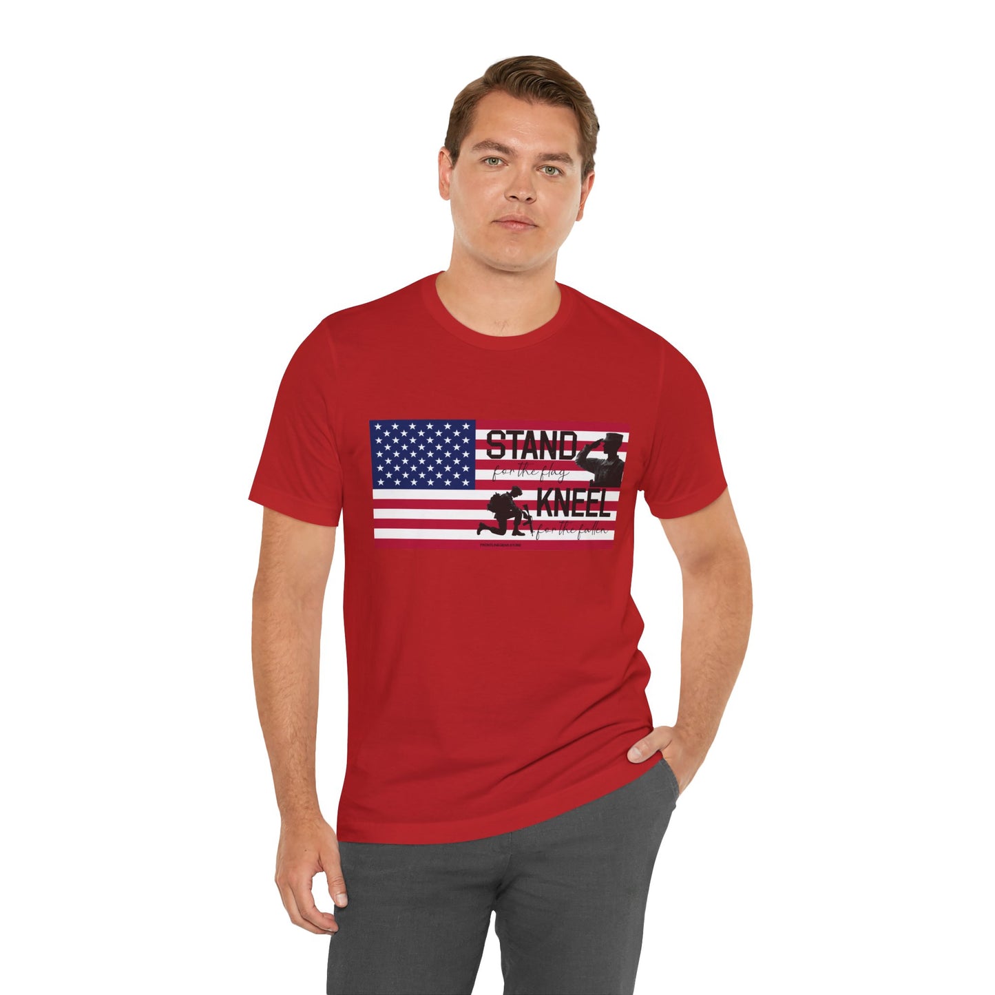 Stand for the Flag, Kneel for the Fallen - Male