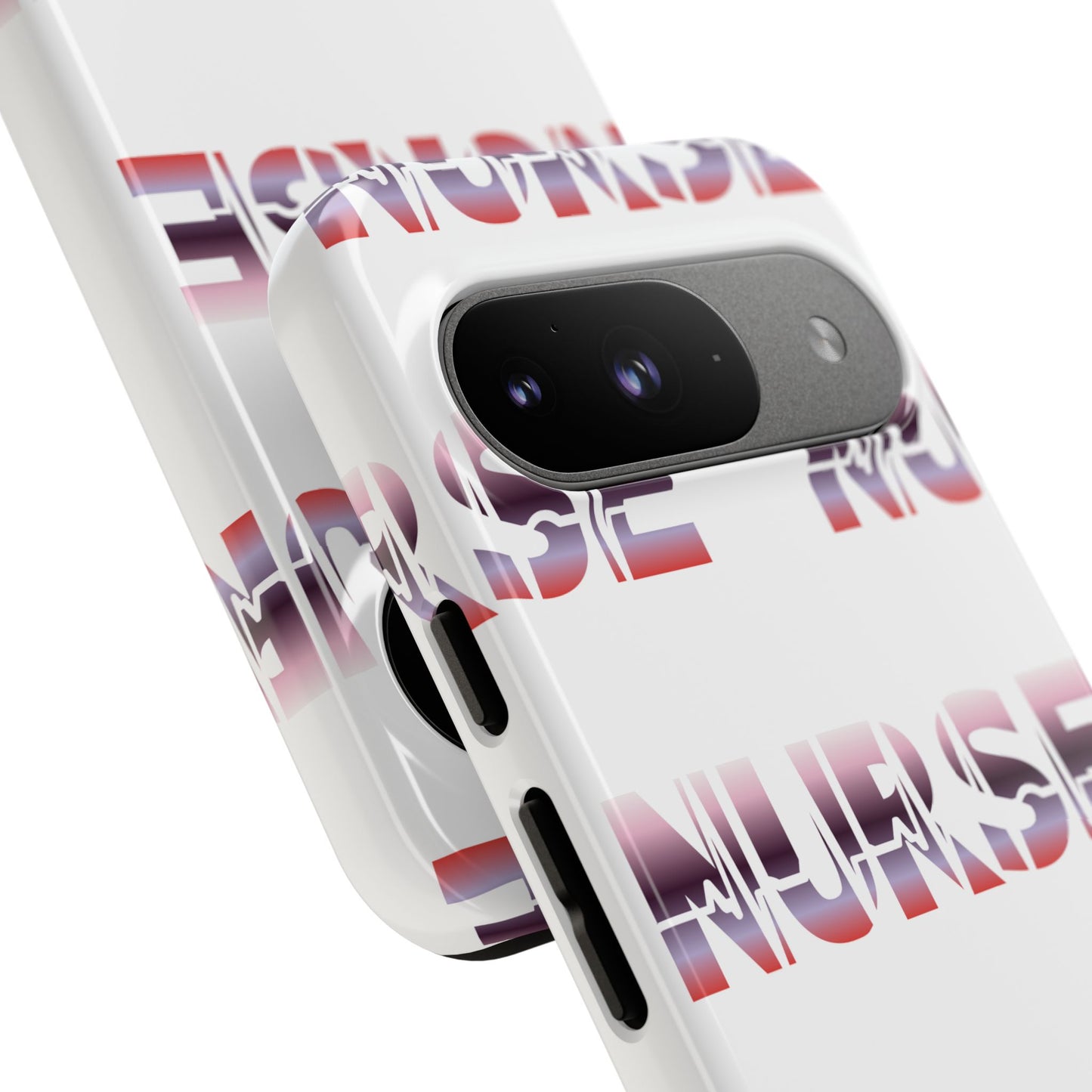 Google Pixel Tough Case - Nurse Pulse - White