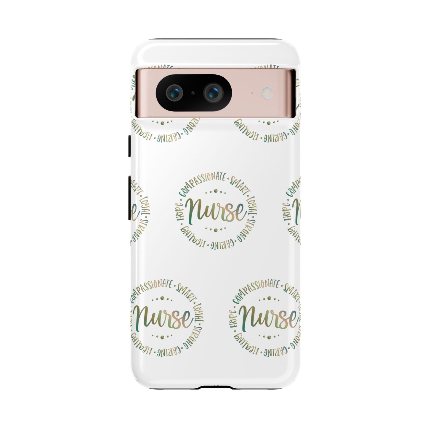 Google Pixel Tough Case - Nurse Circle - White