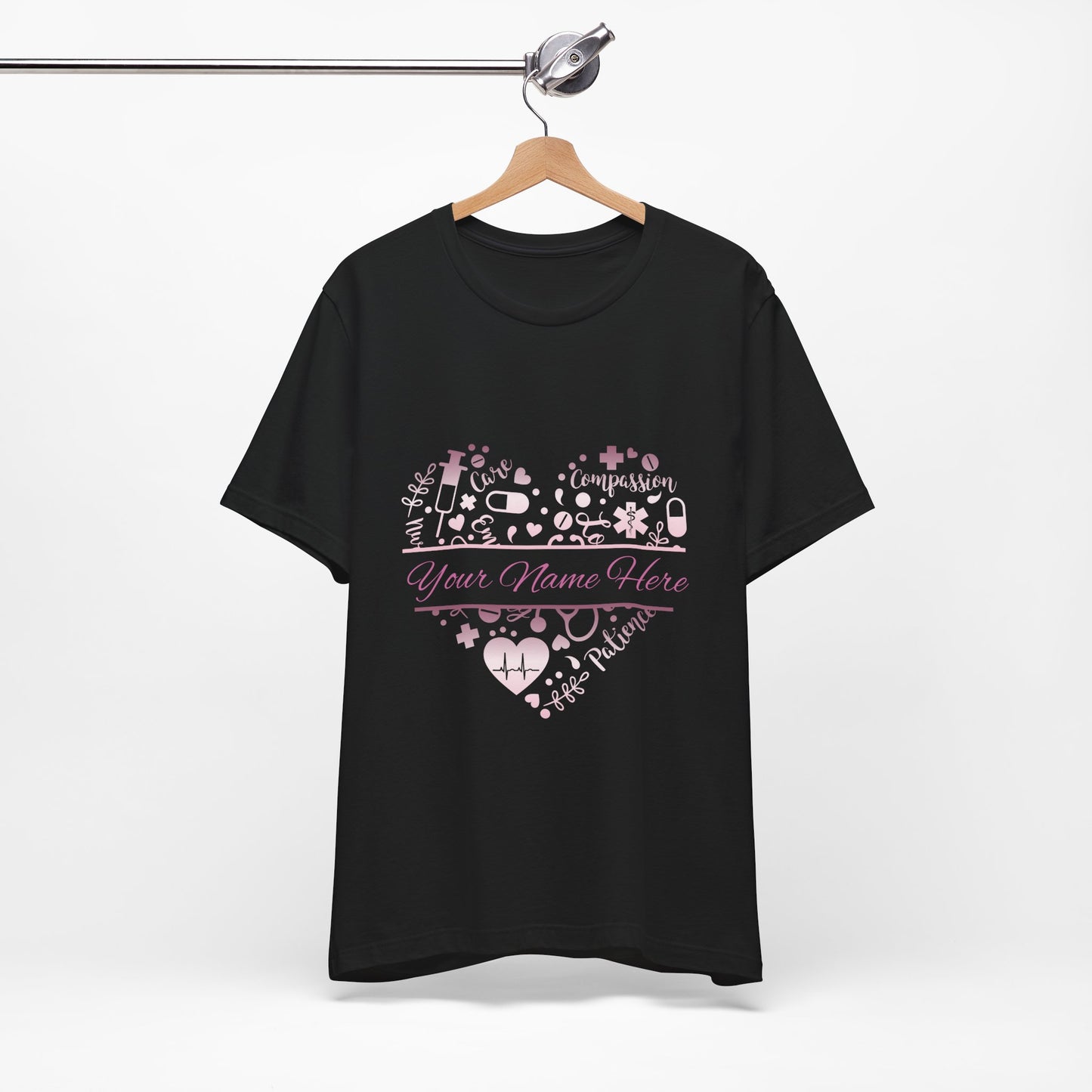 Monogram Heart rose gold