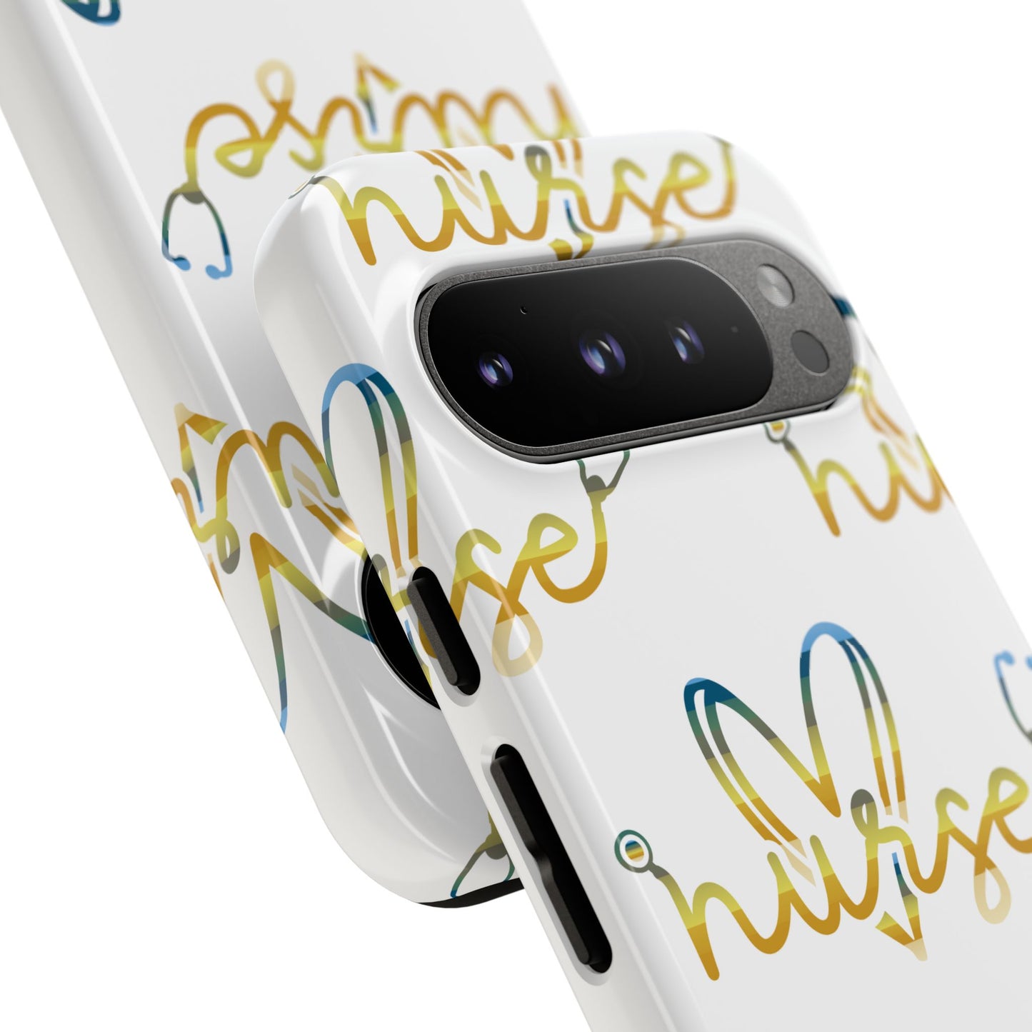 Google Pixel Tough Case - Nurse Stethoscope - White
